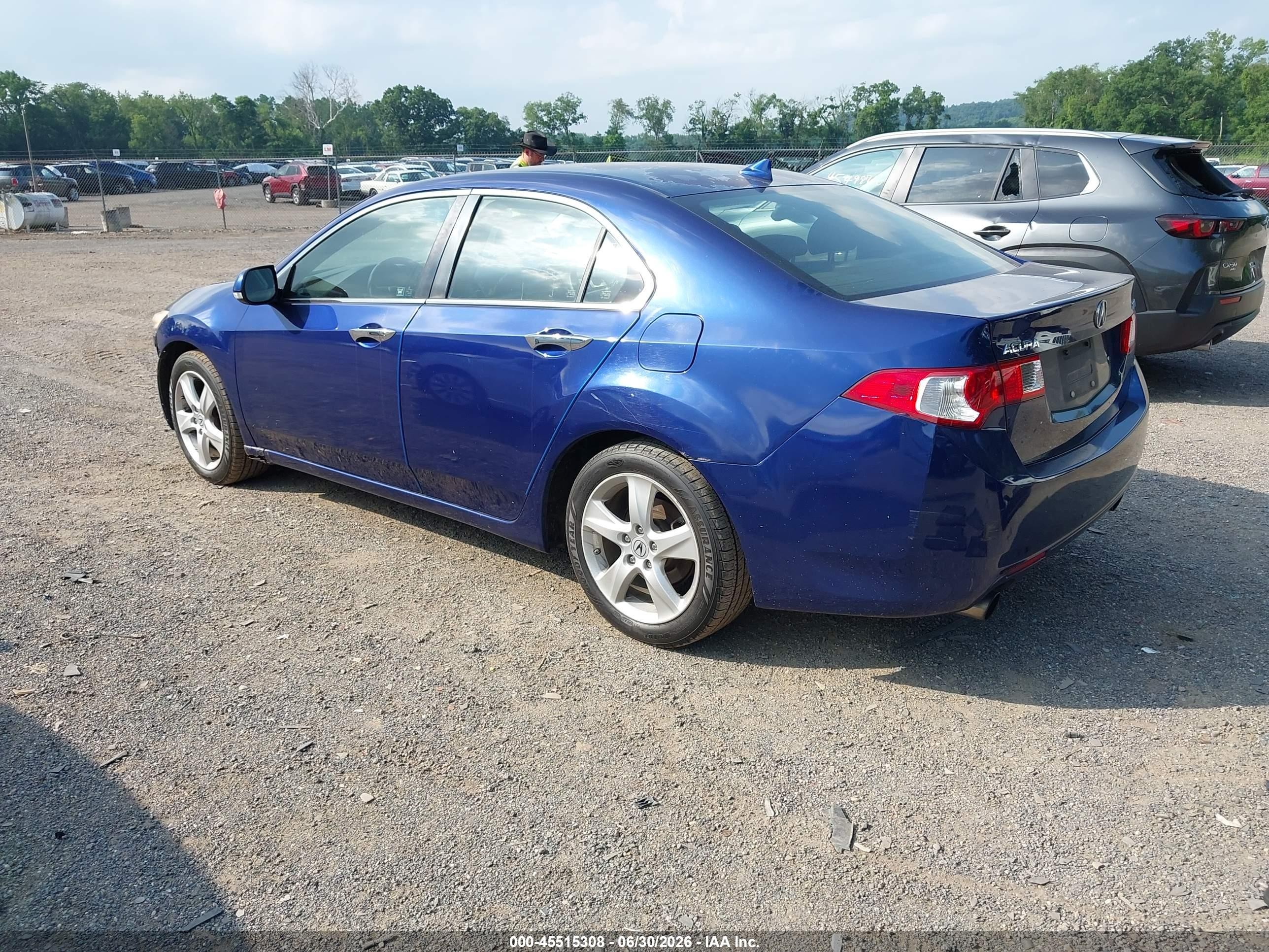 2010 Acura Tsx 2.4 Blue vin: JH4CU2F62AC005546
