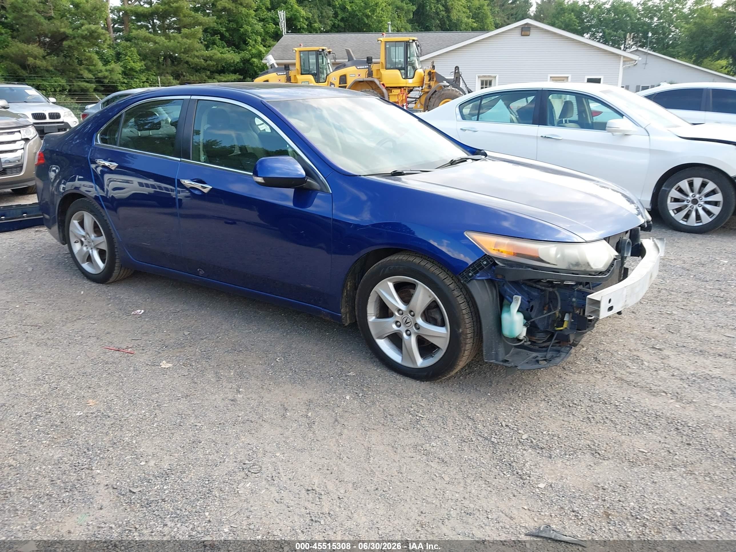 2010 Acura Tsx 2.4 Blue vin: JH4CU2F62AC005546