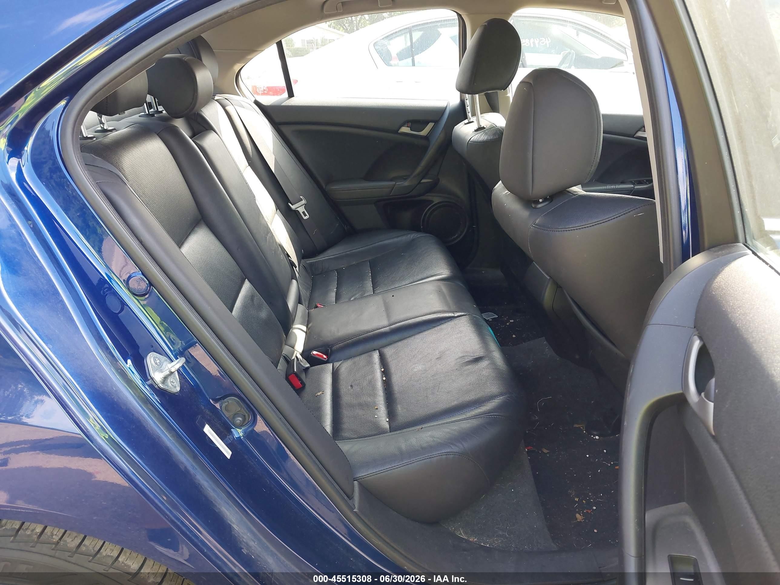 2010 Acura Tsx 2.4 Blue vin: JH4CU2F62AC005546