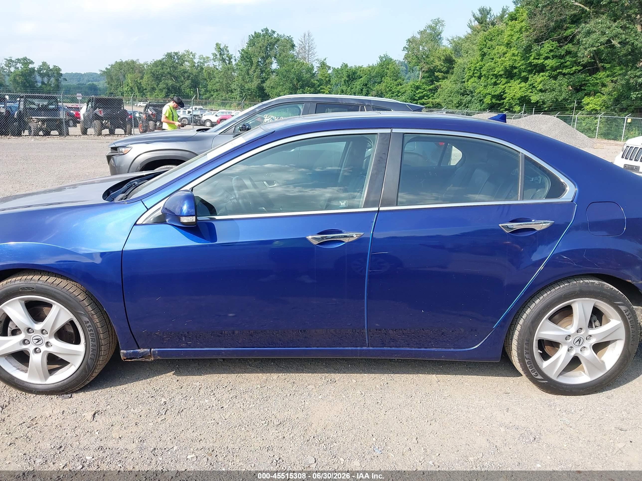 2010 Acura Tsx 2.4 Blue vin: JH4CU2F62AC005546