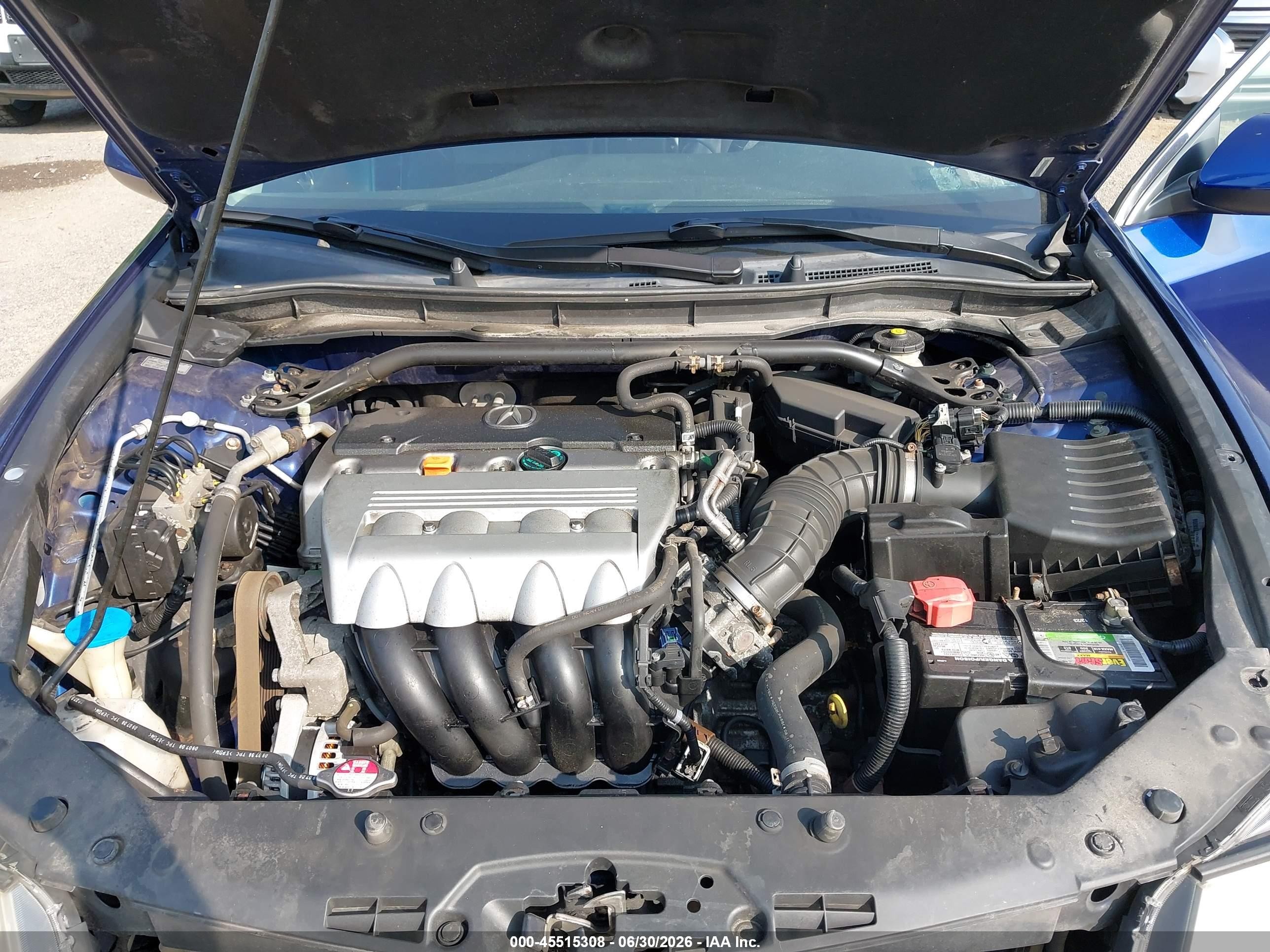 2010 Acura Tsx 2.4 Blue vin: JH4CU2F62AC005546