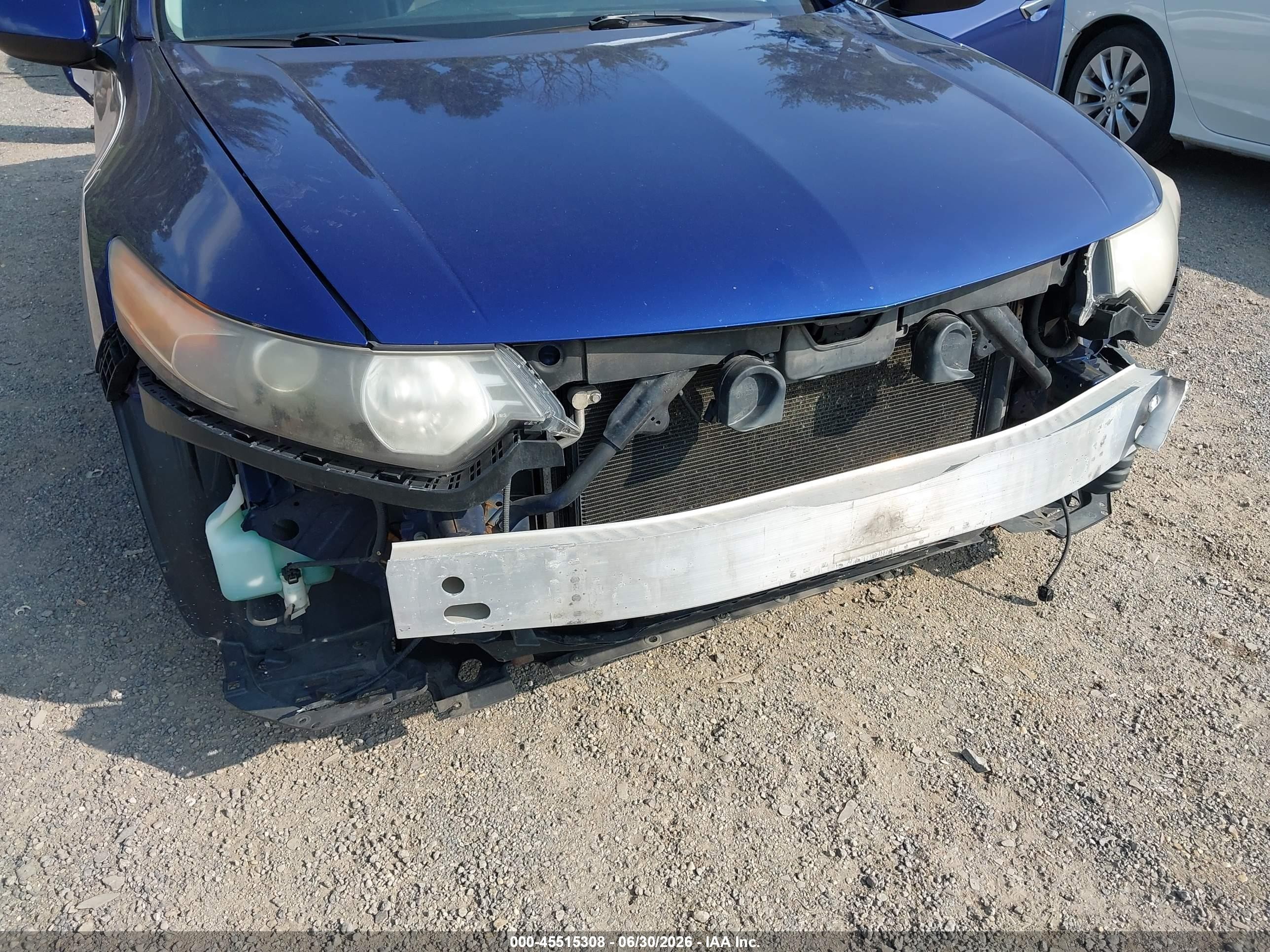 2010 Acura Tsx 2.4 Blue vin: JH4CU2F62AC005546