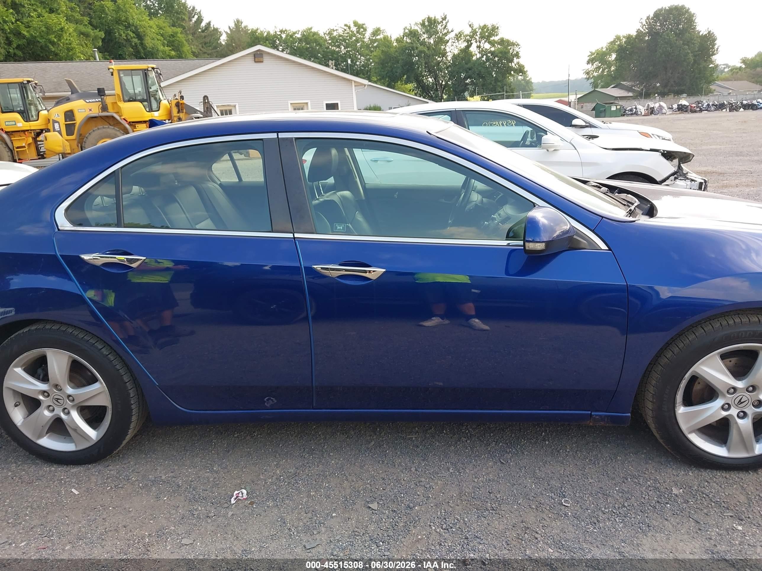 2010 Acura Tsx 2.4 Blue vin: JH4CU2F62AC005546