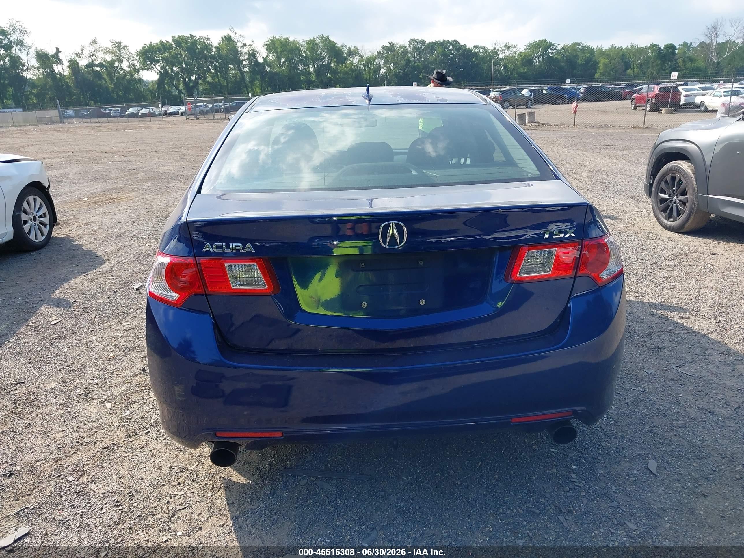 2010 Acura Tsx 2.4 Blue vin: JH4CU2F62AC005546