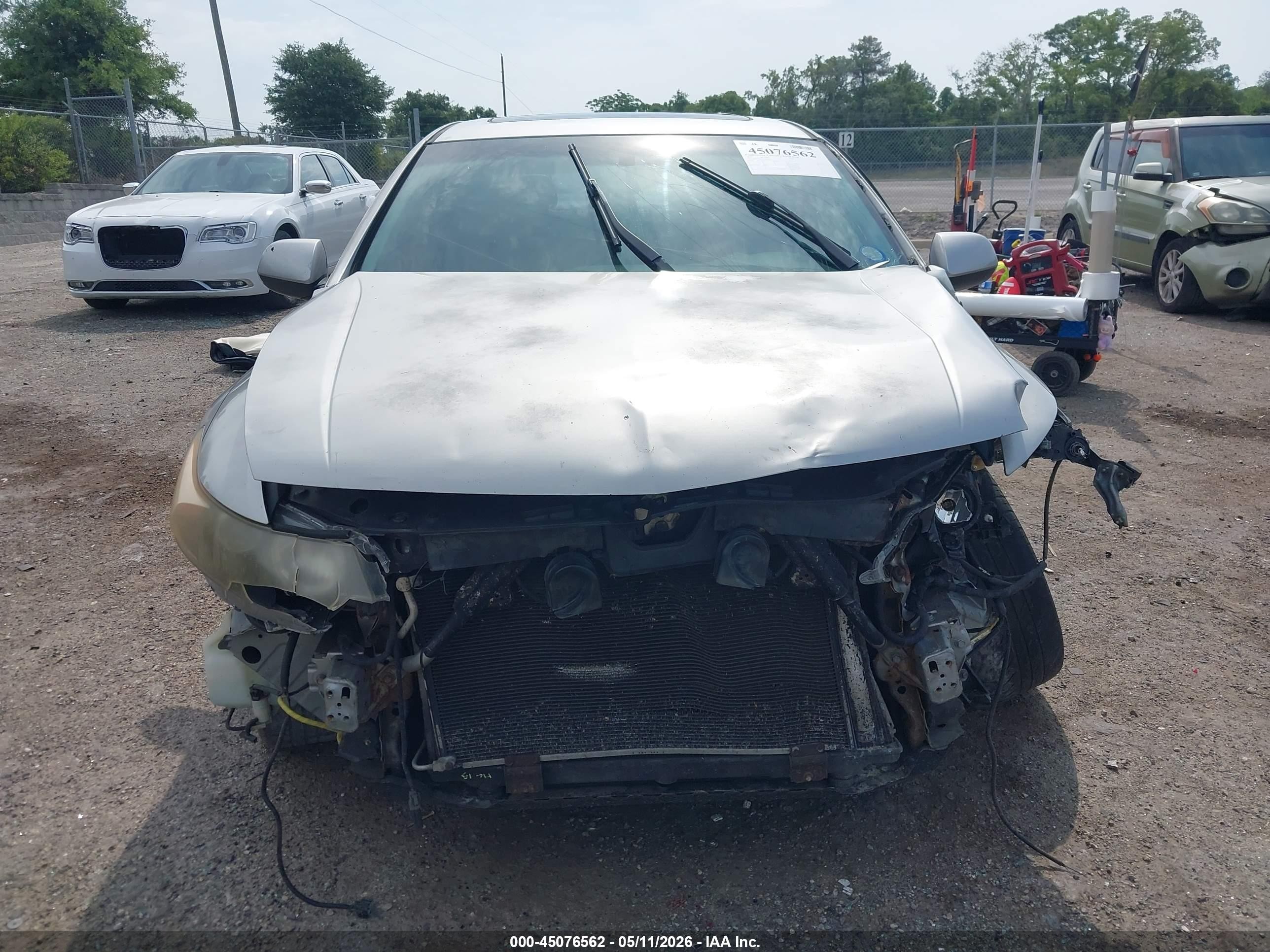 2010 Acura Tsx 2.4 Silver vin: JH4CU2F62AC007023