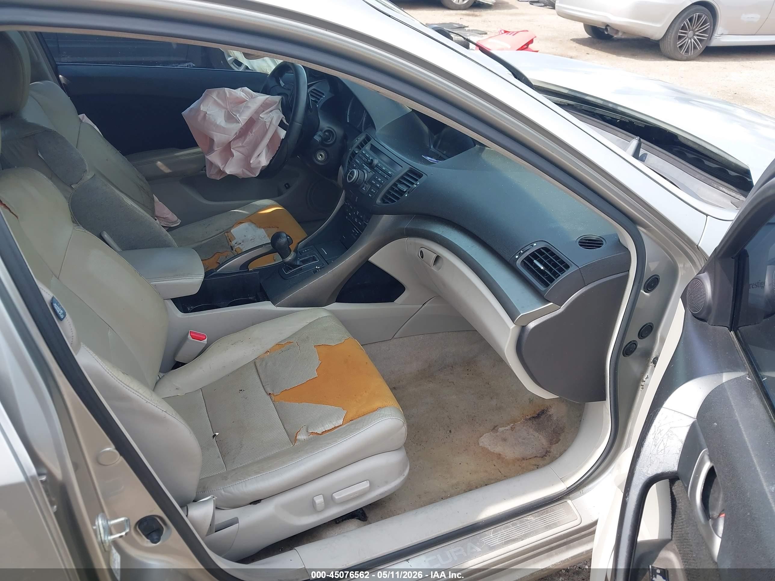 2010 Acura Tsx 2.4 Silver vin: JH4CU2F62AC007023