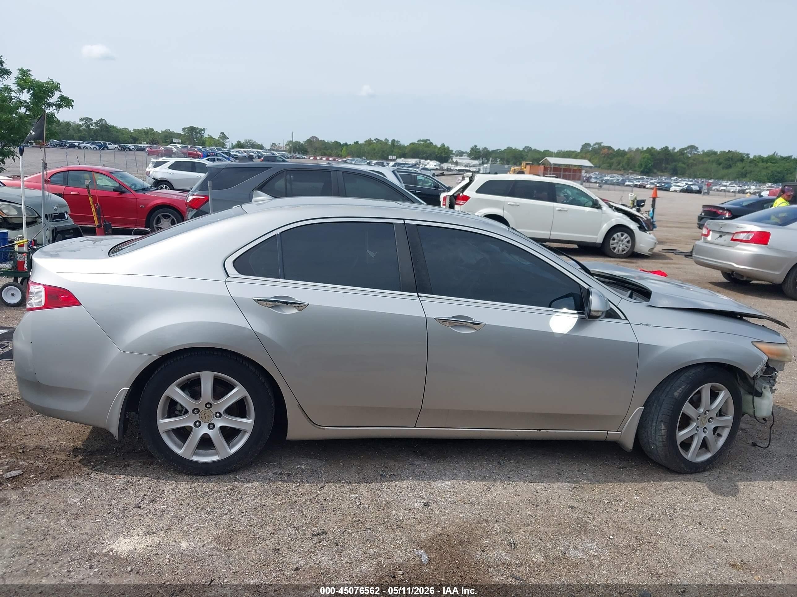 2010 Acura Tsx 2.4 Silver vin: JH4CU2F62AC007023