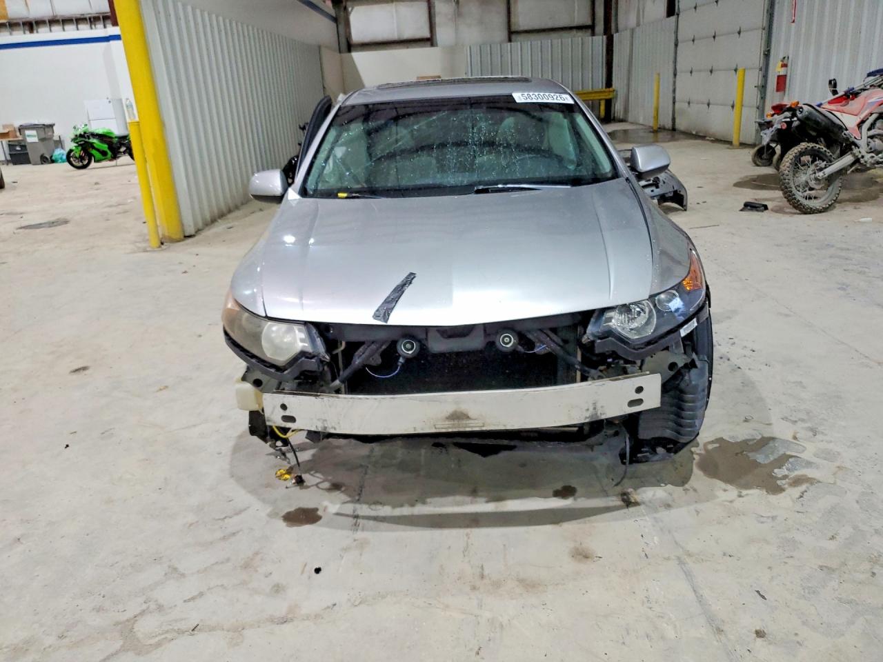 2010 Acura Tsx Silver vin: JH4CU2F62AC010407