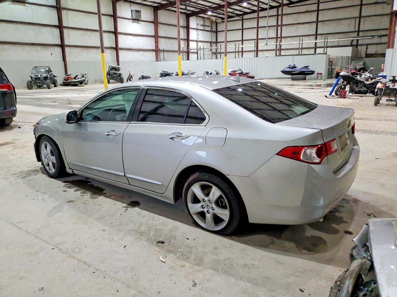 2010 Acura Tsx Silver vin: JH4CU2F62AC010407