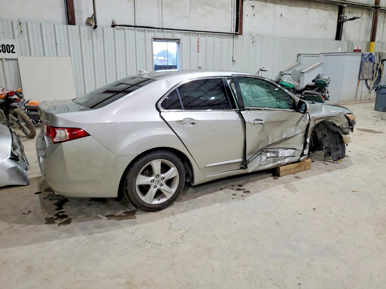 2010 Acura Tsx Silver vin: JH4CU2F62AC010407