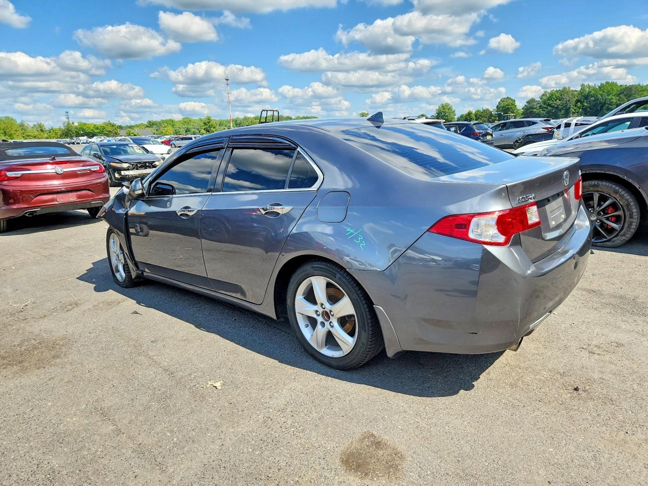 2010 Acura Tsx Gray vin: JH4CU2F62AC019690