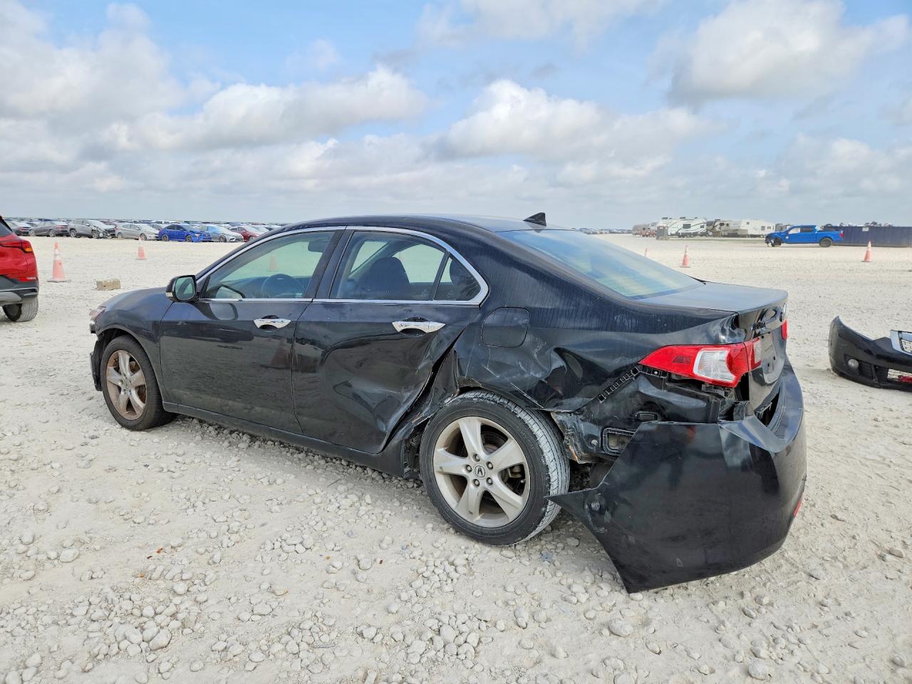 2010 Acura Tsx Black vin: JH4CU2F62AC026378