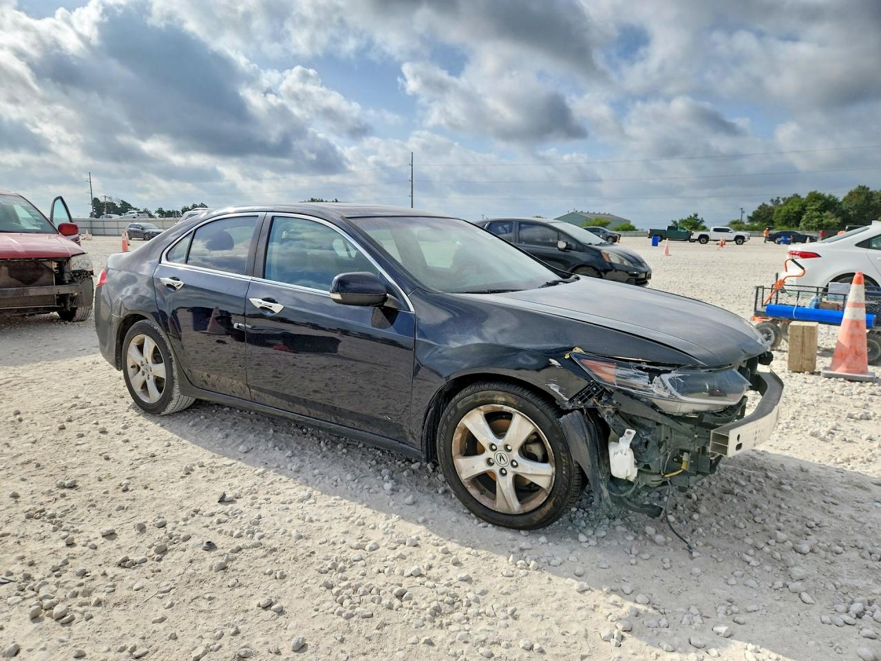 2010 Acura Tsx Black vin: JH4CU2F62AC026378
