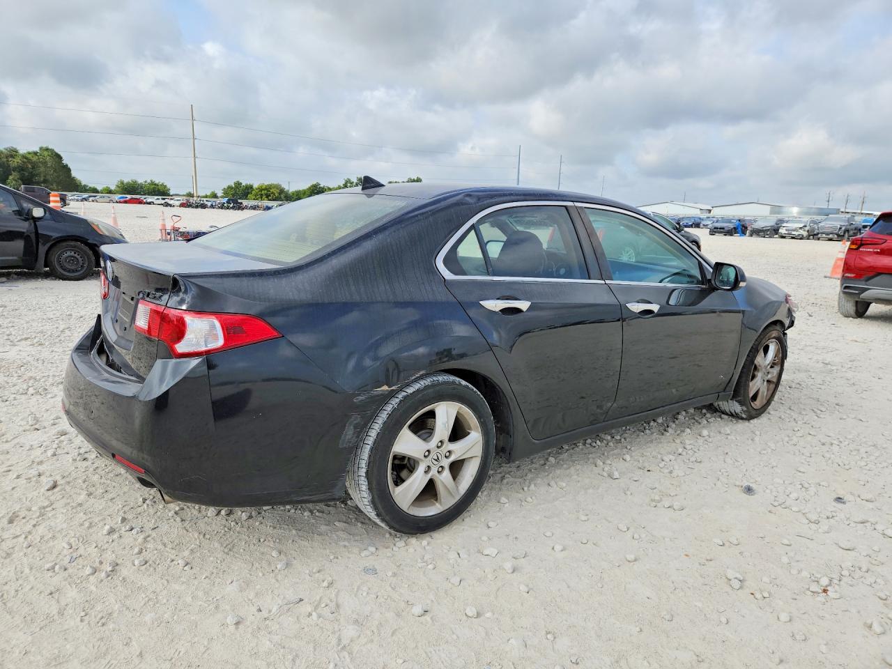 2010 Acura Tsx Black vin: JH4CU2F62AC026378