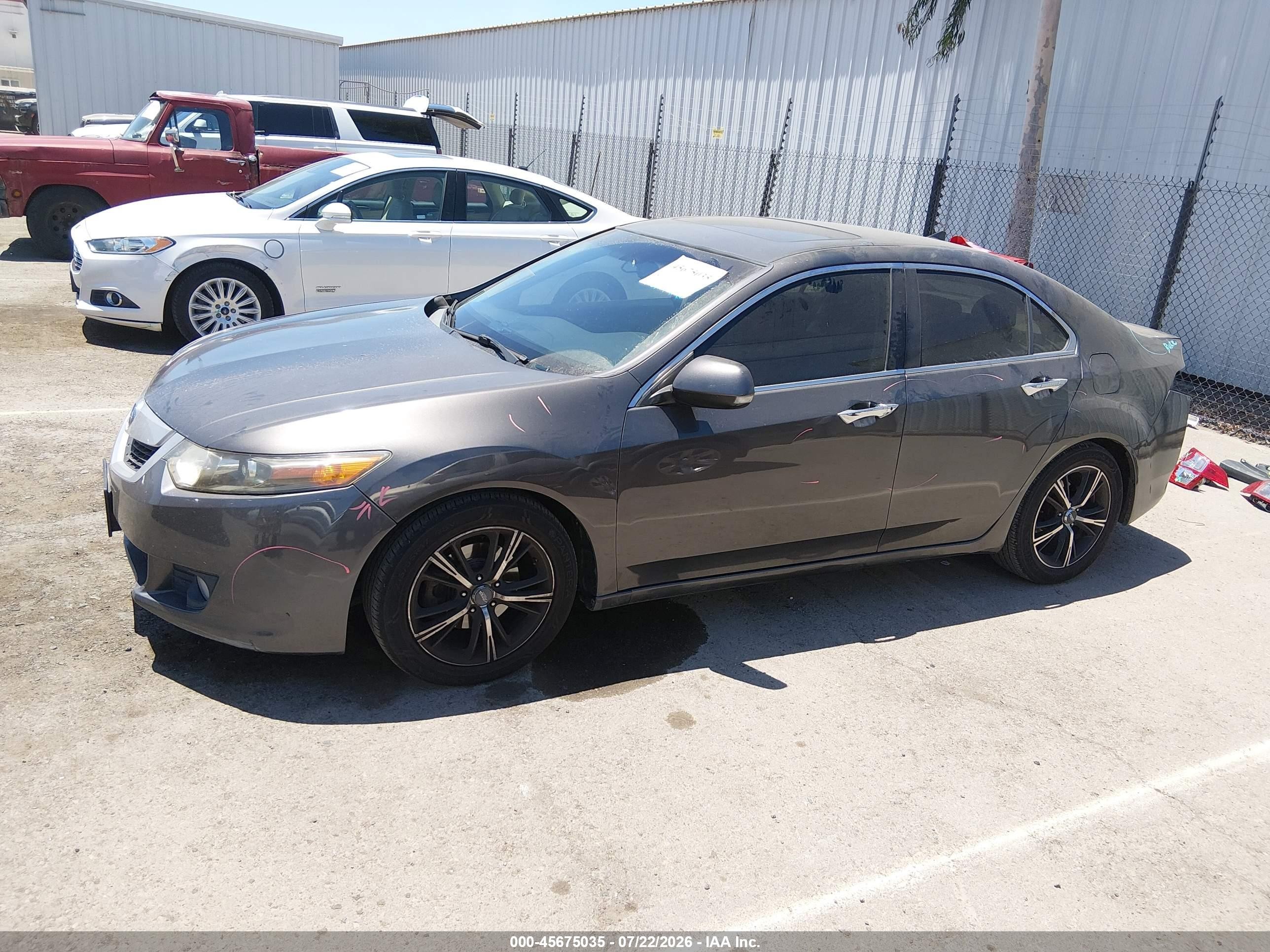 2010 Acura Tsx 2.4 Gray vin: JH4CU2F62AC027904