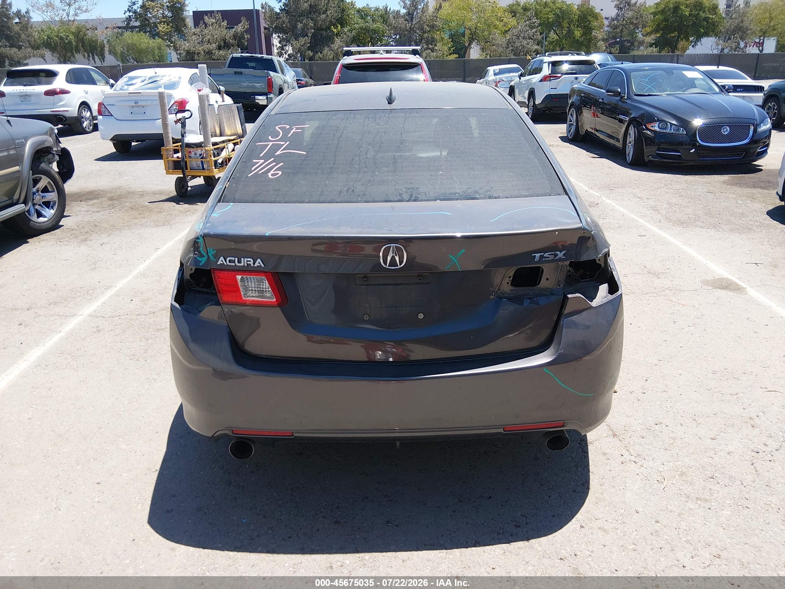 2010 Acura Tsx 2.4 Gray vin: JH4CU2F62AC027904