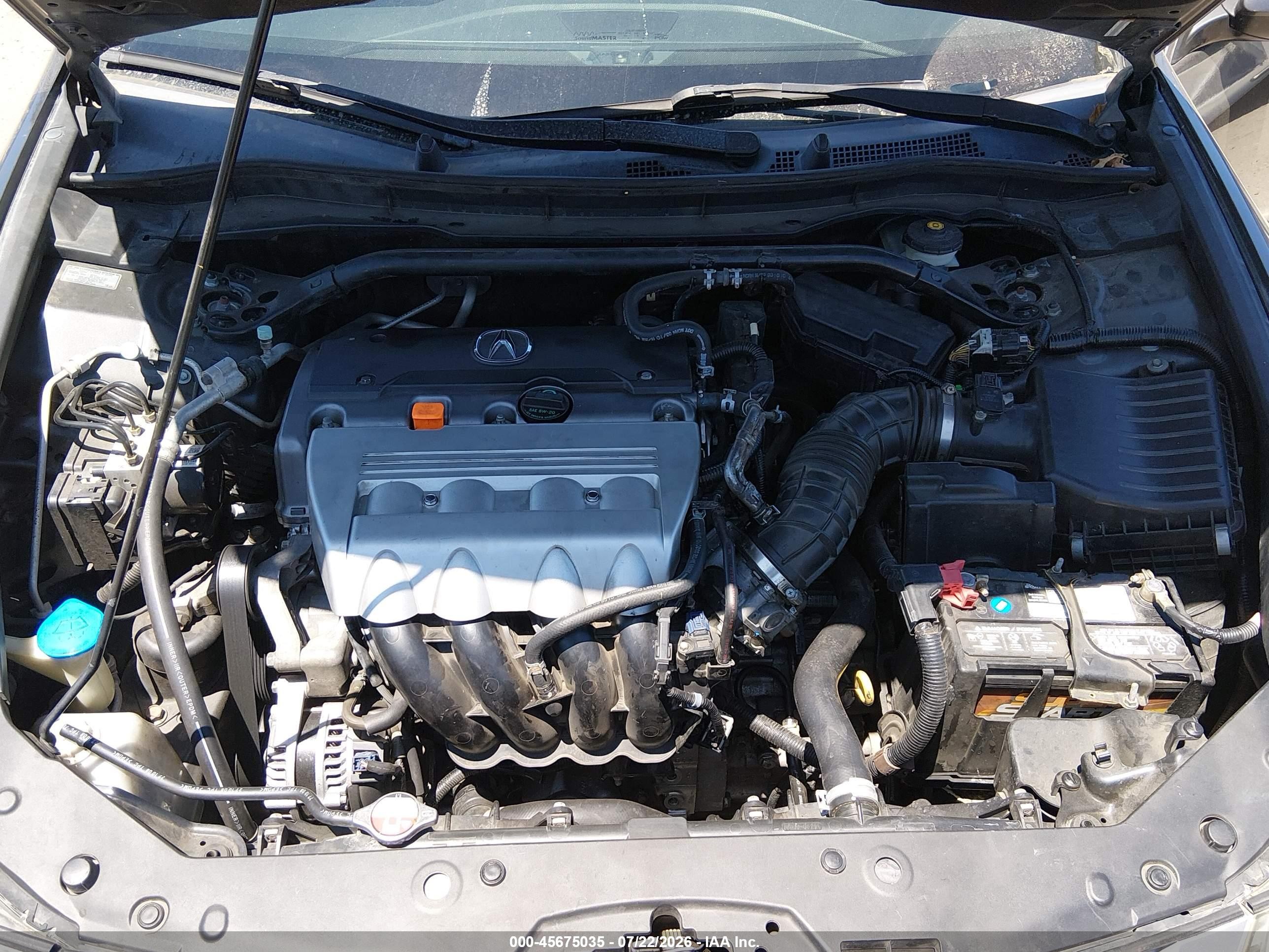 2010 Acura Tsx 2.4 Gray vin: JH4CU2F62AC027904