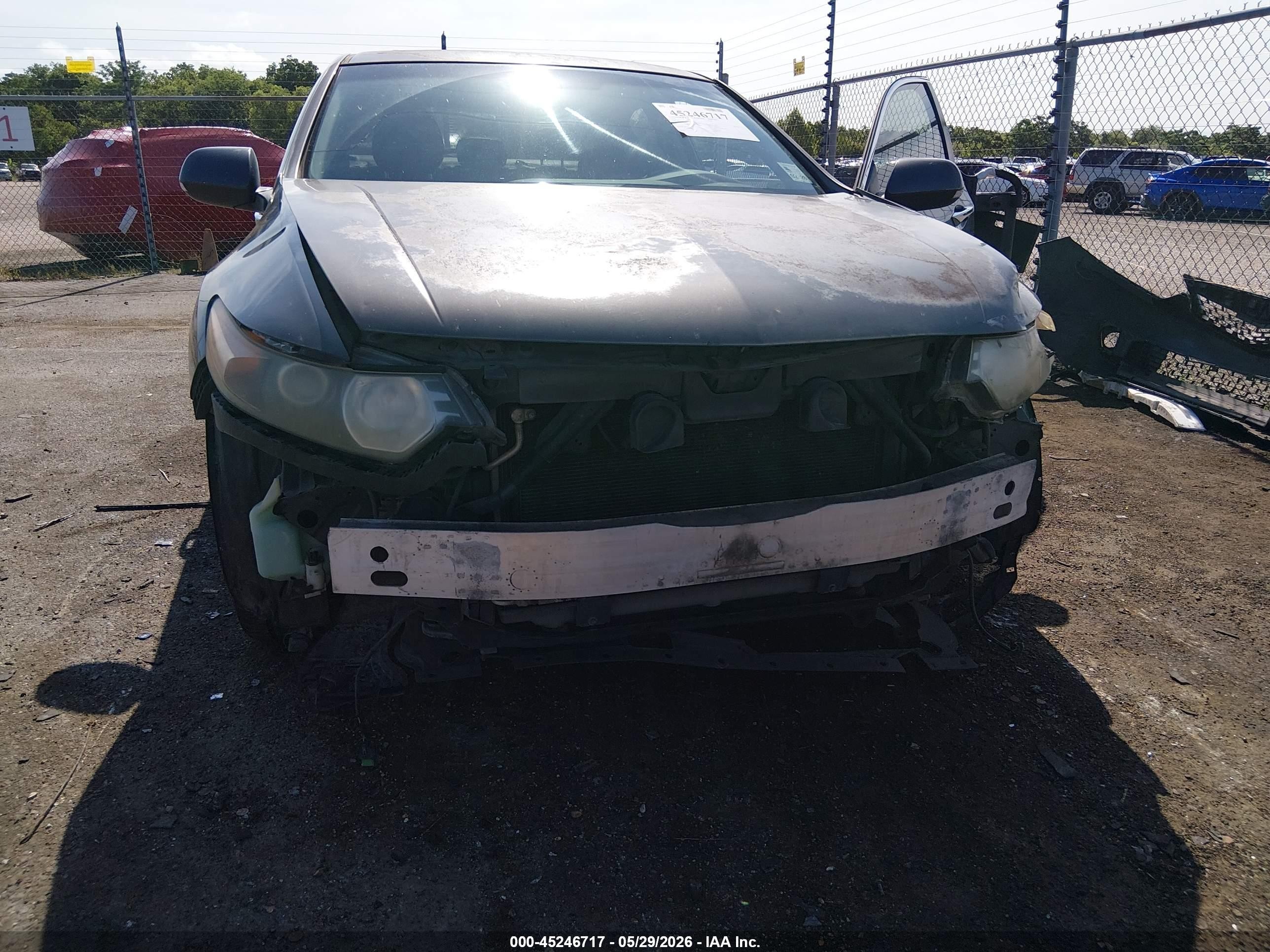 2010 Acura Tsx 2.4 Gray vin: JH4CU2F62AC028731