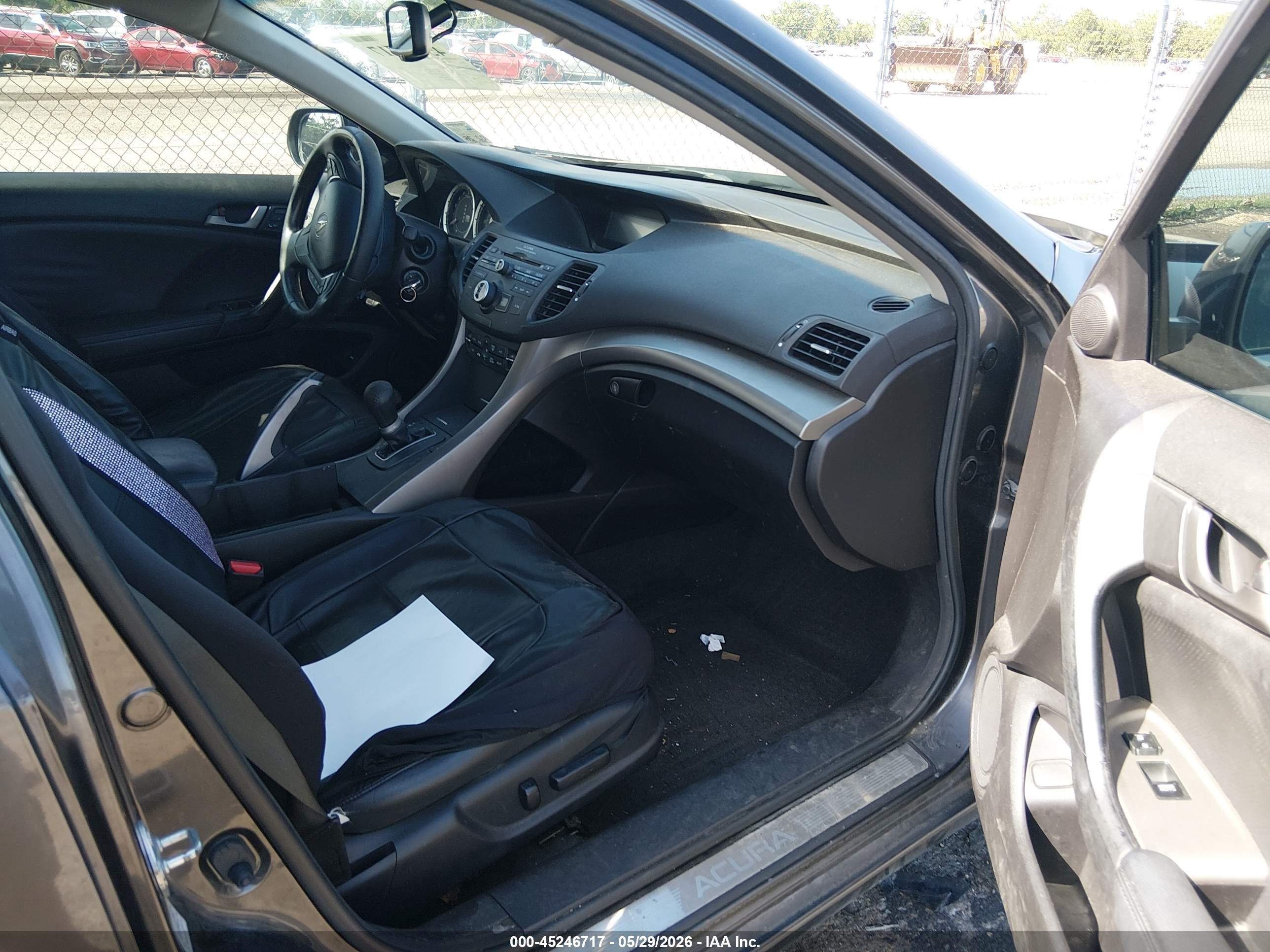 2010 Acura Tsx 2.4 Gray vin: JH4CU2F62AC028731