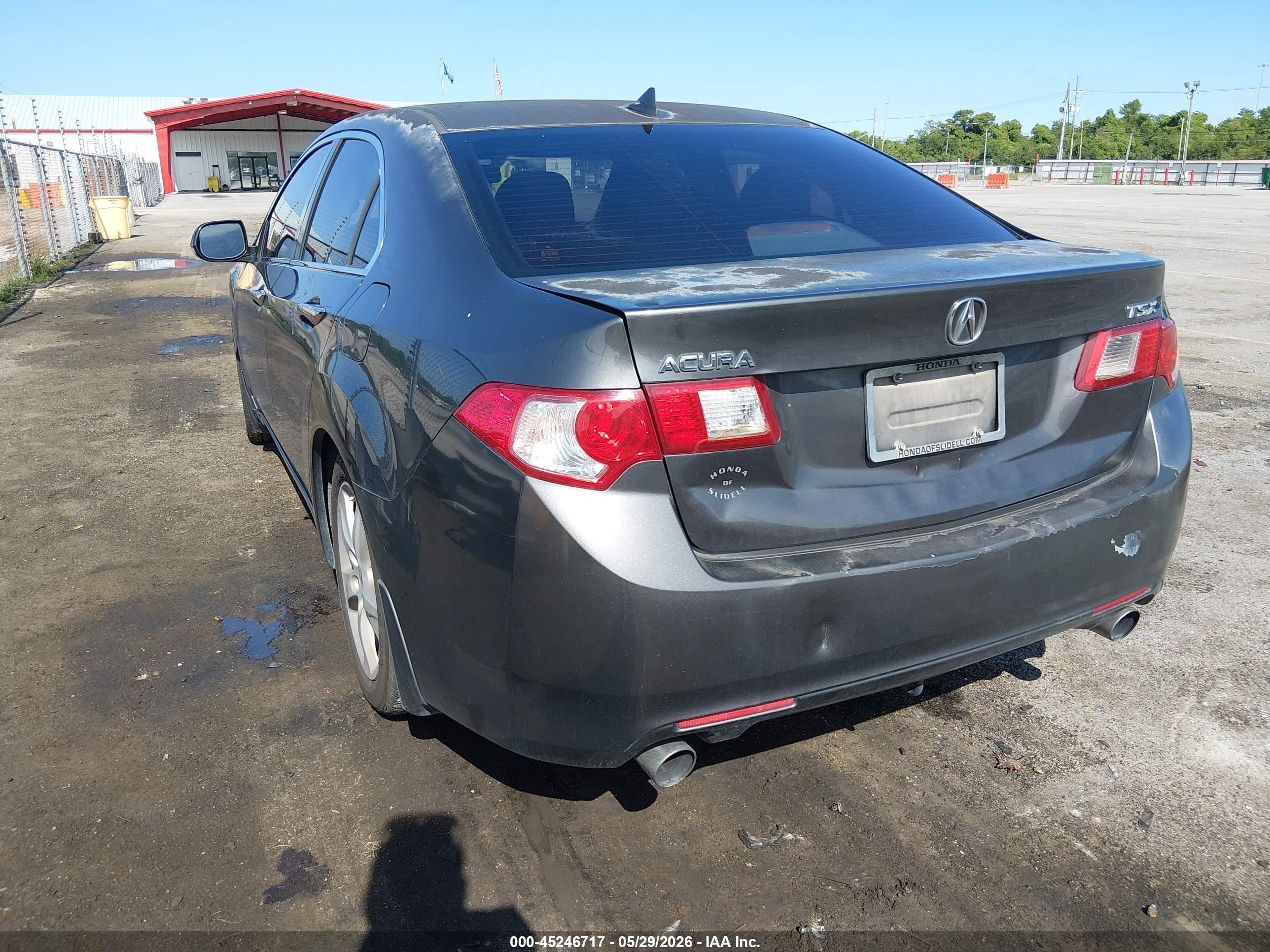 2010 Acura Tsx 2.4 Gray vin: JH4CU2F62AC028731