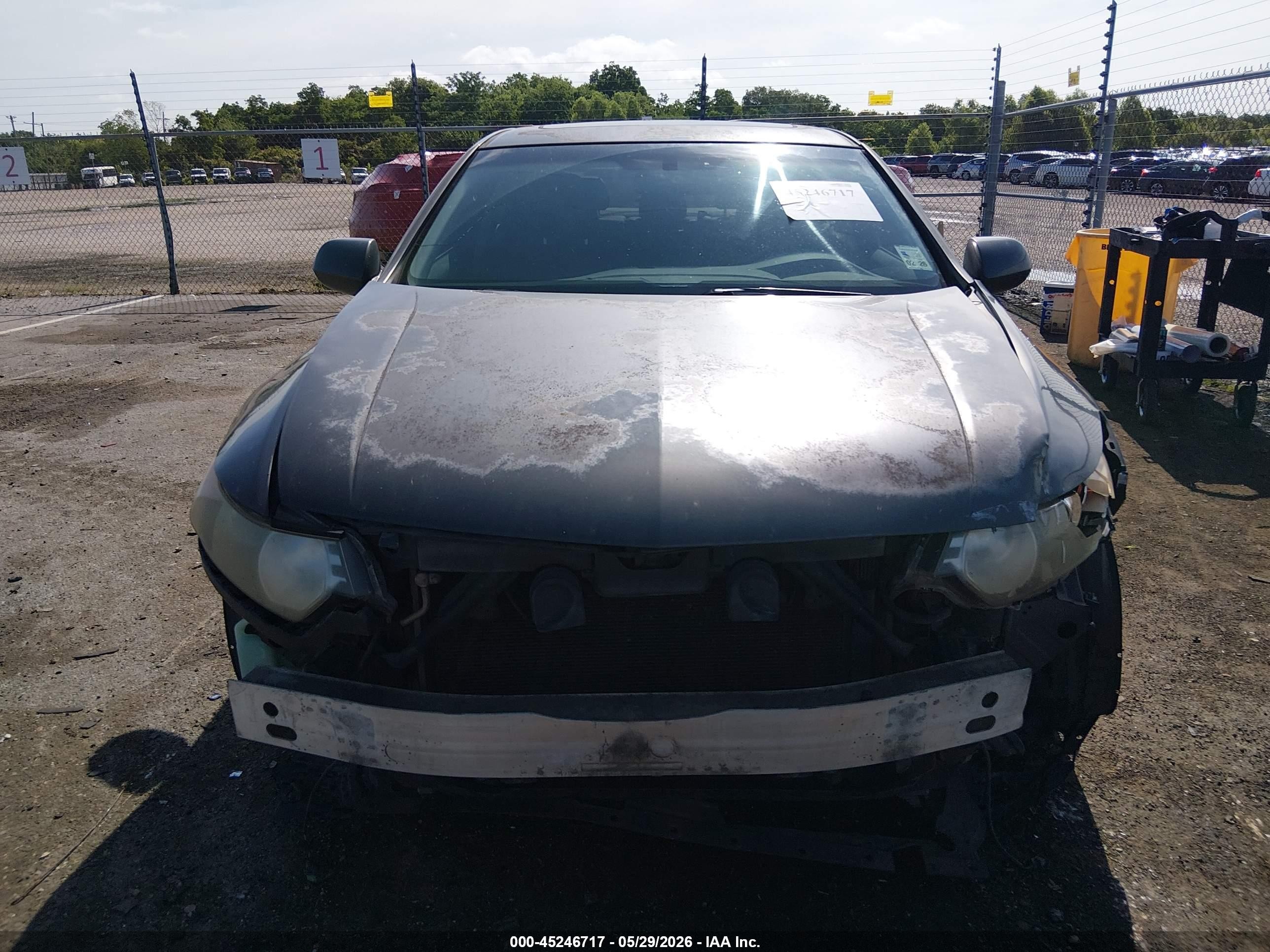 2010 Acura Tsx 2.4 Gray vin: JH4CU2F62AC028731