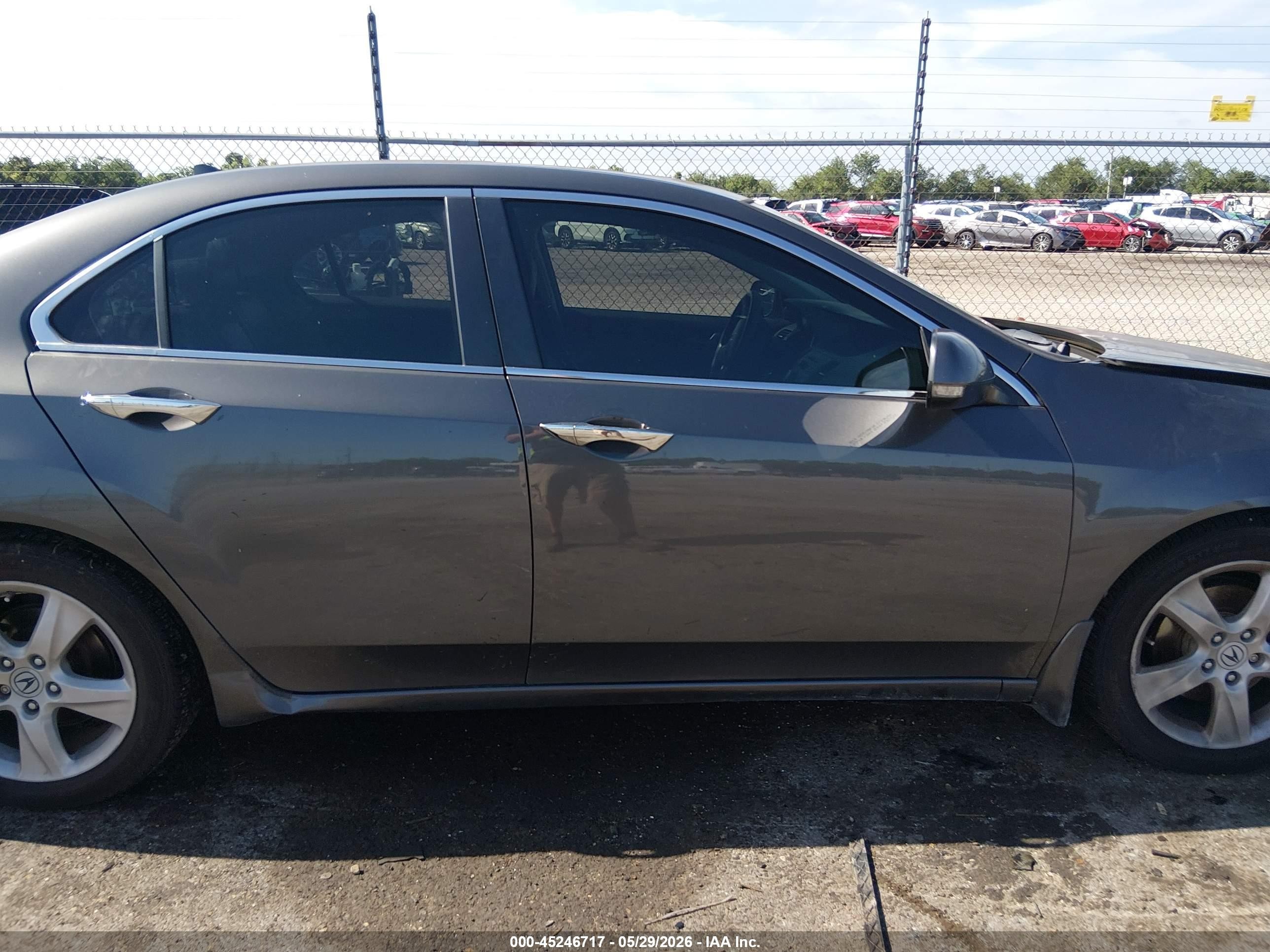 2010 Acura Tsx 2.4 Gray vin: JH4CU2F62AC028731
