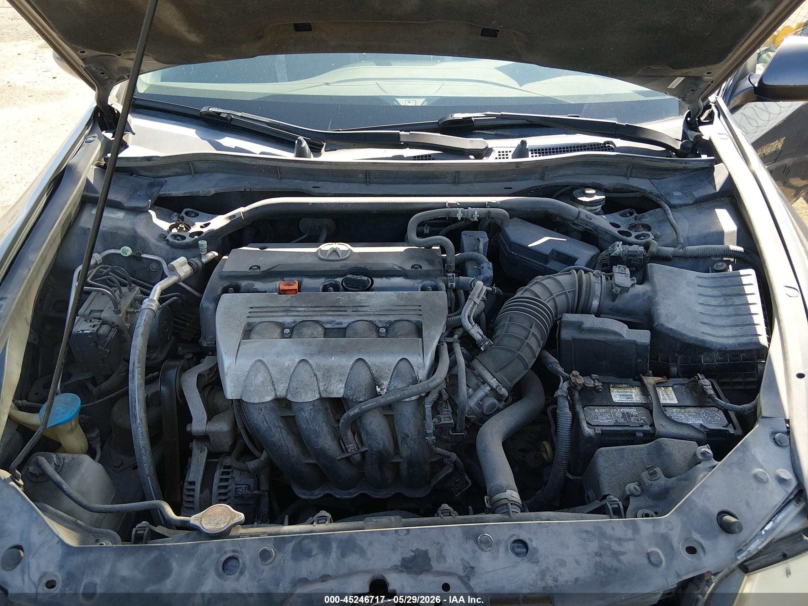 2010 Acura Tsx 2.4 Gray vin: JH4CU2F62AC028731