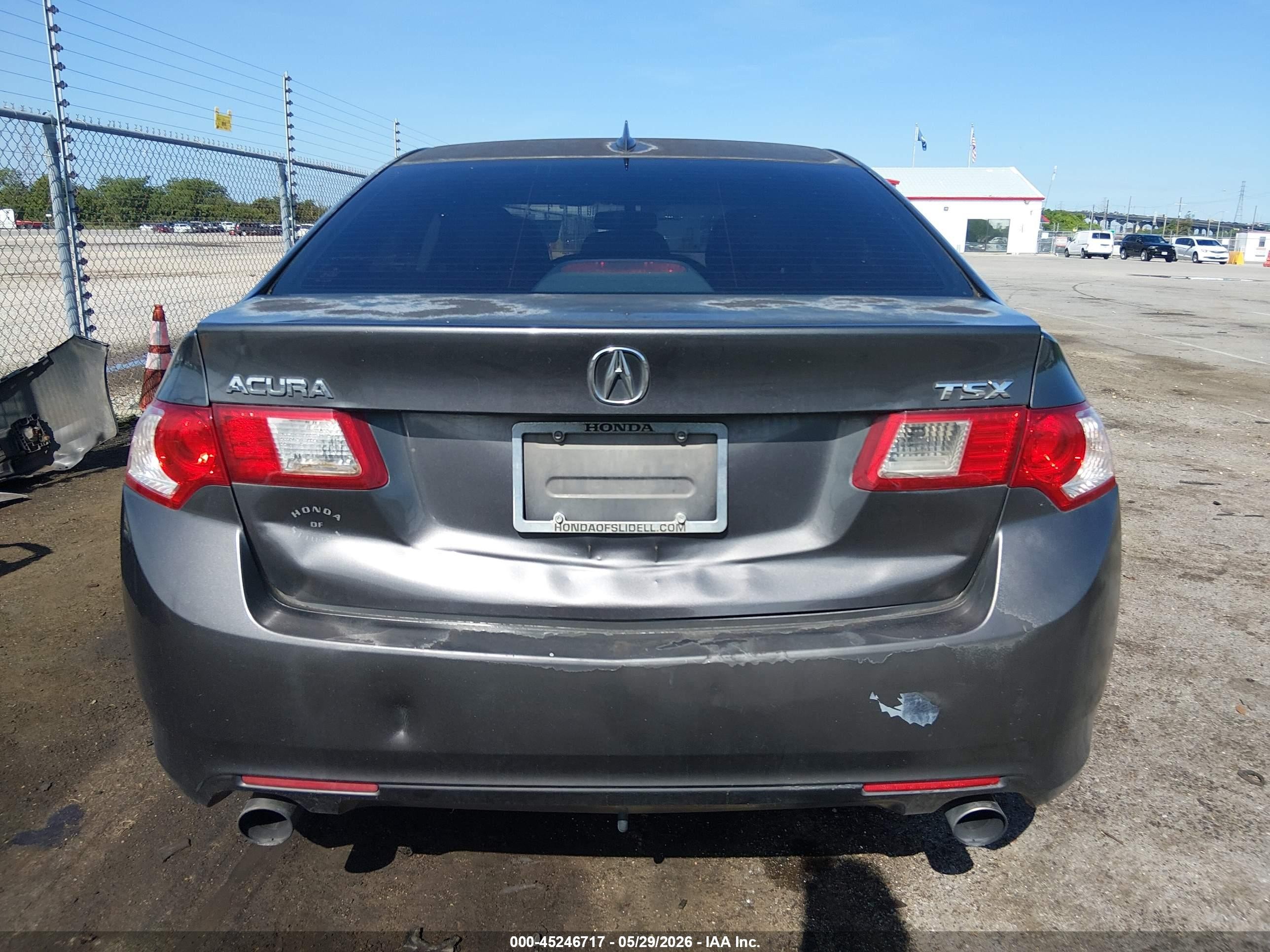 2010 Acura Tsx 2.4 Gray vin: JH4CU2F62AC028731