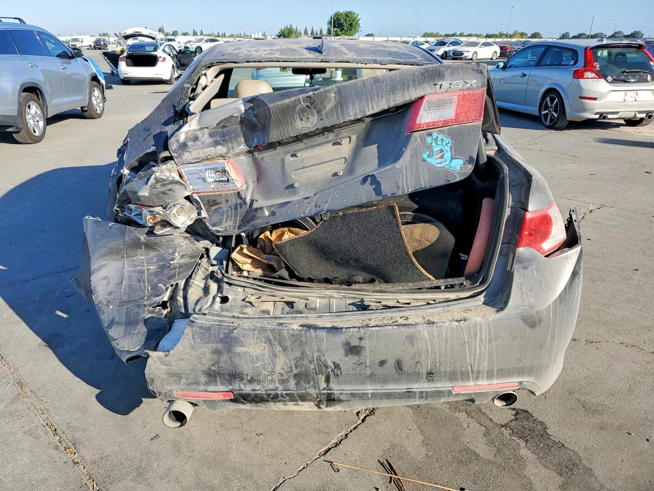 2010 Acura Tsx Gray vin: JH4CU2F62AC032231