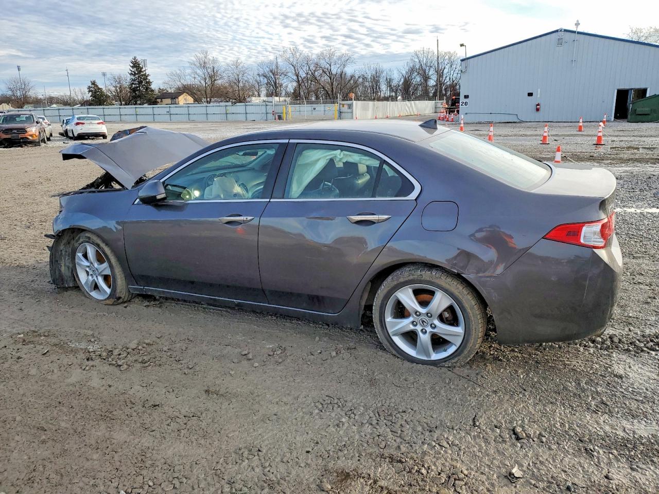 2010 Acura Tsx Gray vin: JH4CU2F62AC032648