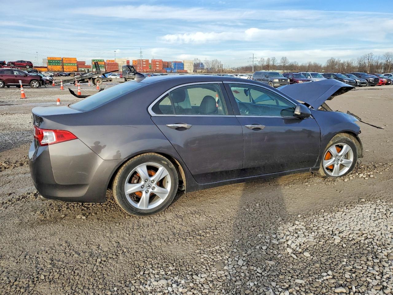 2010 Acura Tsx Gray vin: JH4CU2F62AC032648