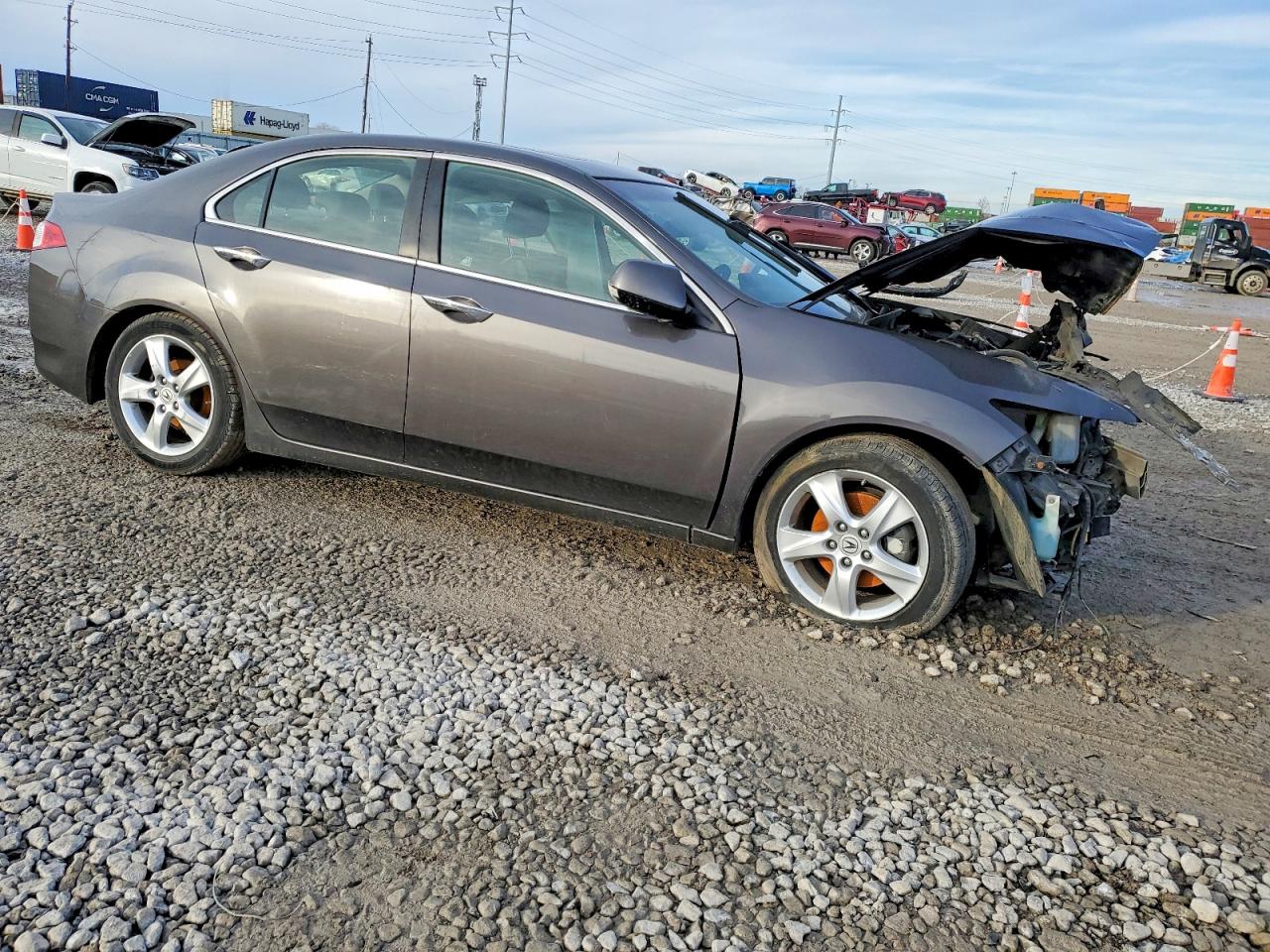 2010 Acura Tsx Gray vin: JH4CU2F62AC032648