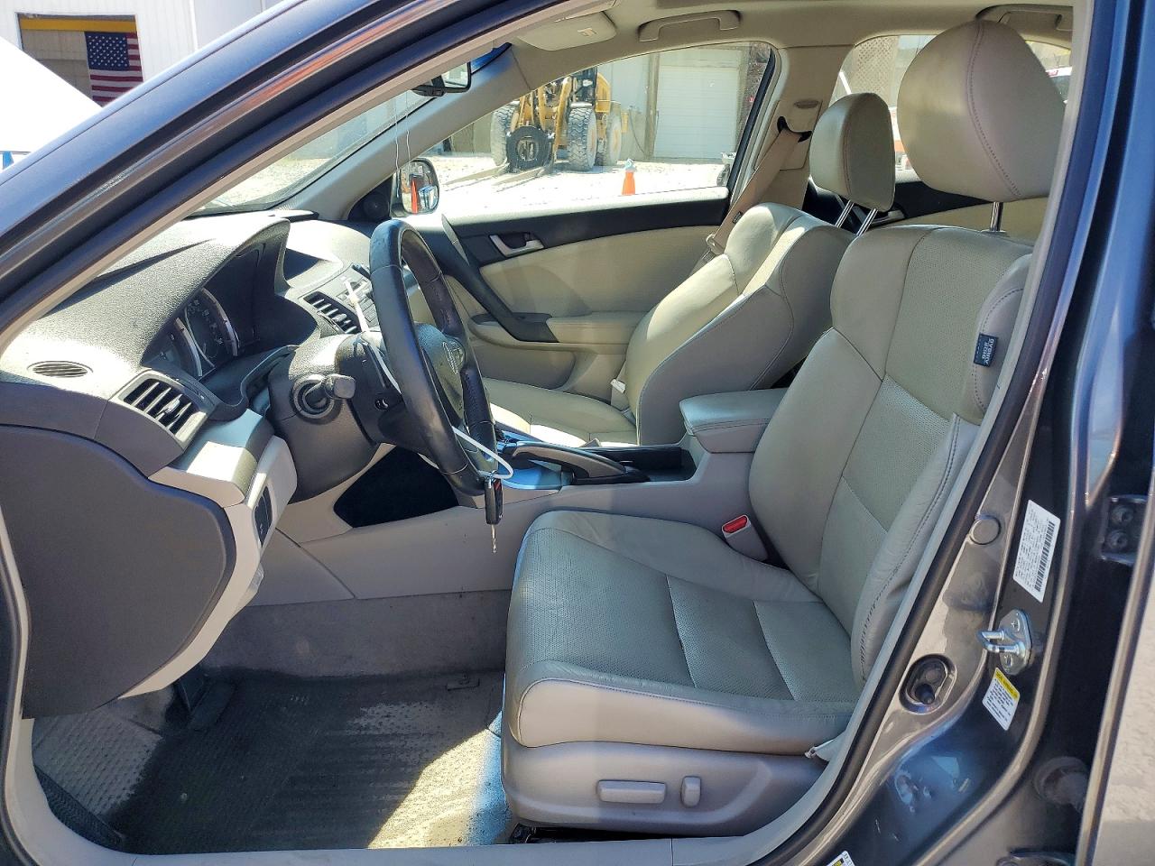 2010 Acura Tsx Серый vin: JH4CU2F62AC035565
