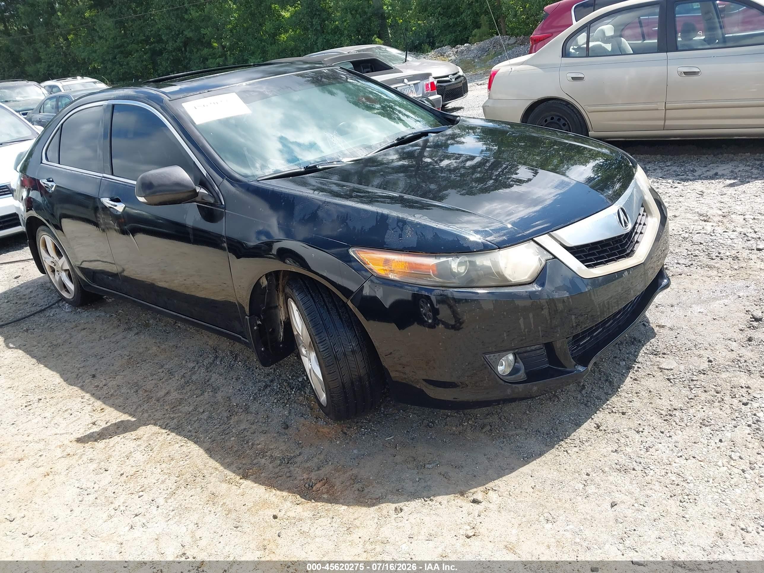 2010 Acura Tsx 2.4 Black vin: JH4CU2F62AC037445