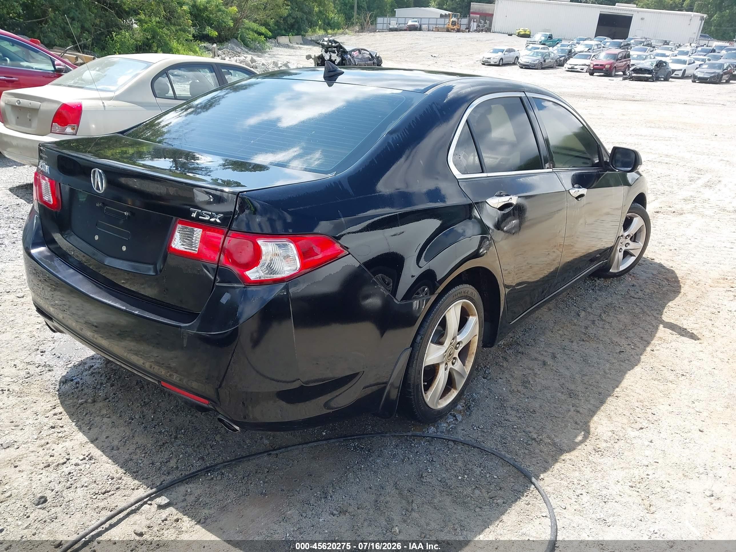 2010 Acura Tsx 2.4 Black vin: JH4CU2F62AC037445