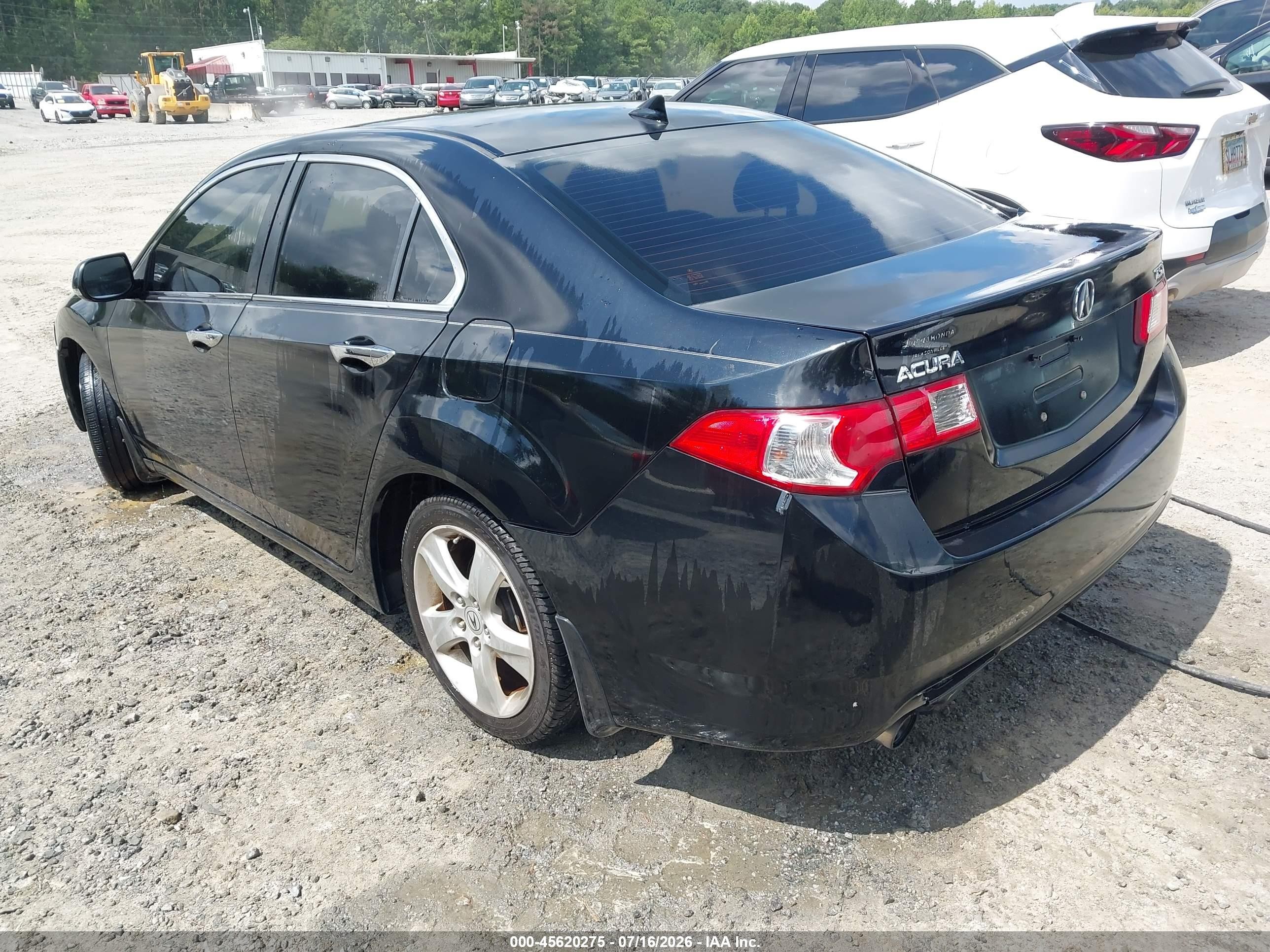 2010 Acura Tsx 2.4 Black vin: JH4CU2F62AC037445
