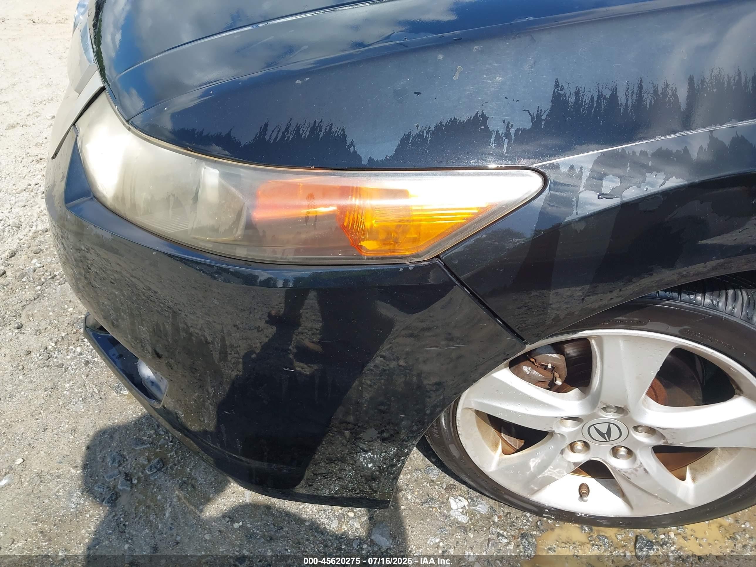 2010 Acura Tsx 2.4 Black vin: JH4CU2F62AC037445