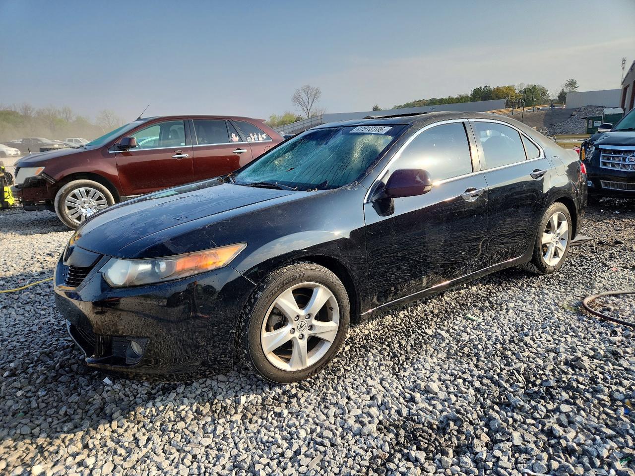 2010 Acura Tsx Black vin: JH4CU2F62AC038711