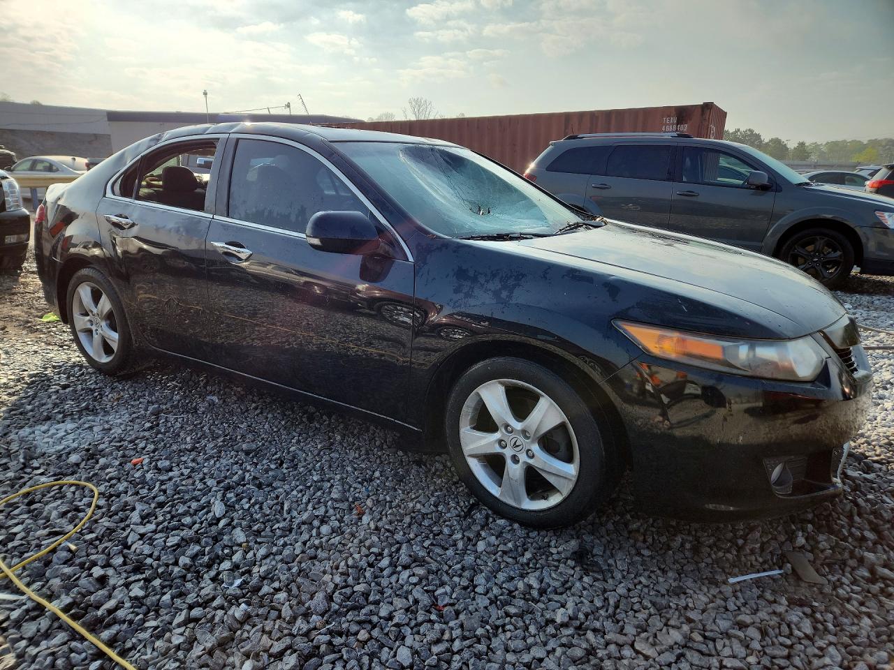 2010 Acura Tsx Black vin: JH4CU2F62AC038711