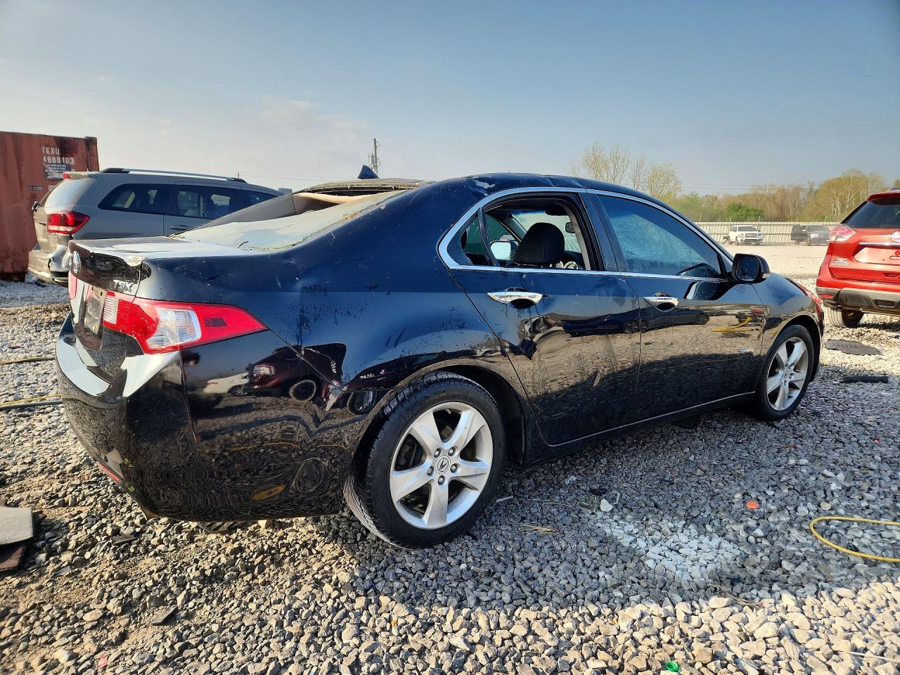 2010 Acura Tsx Black vin: JH4CU2F62AC038711