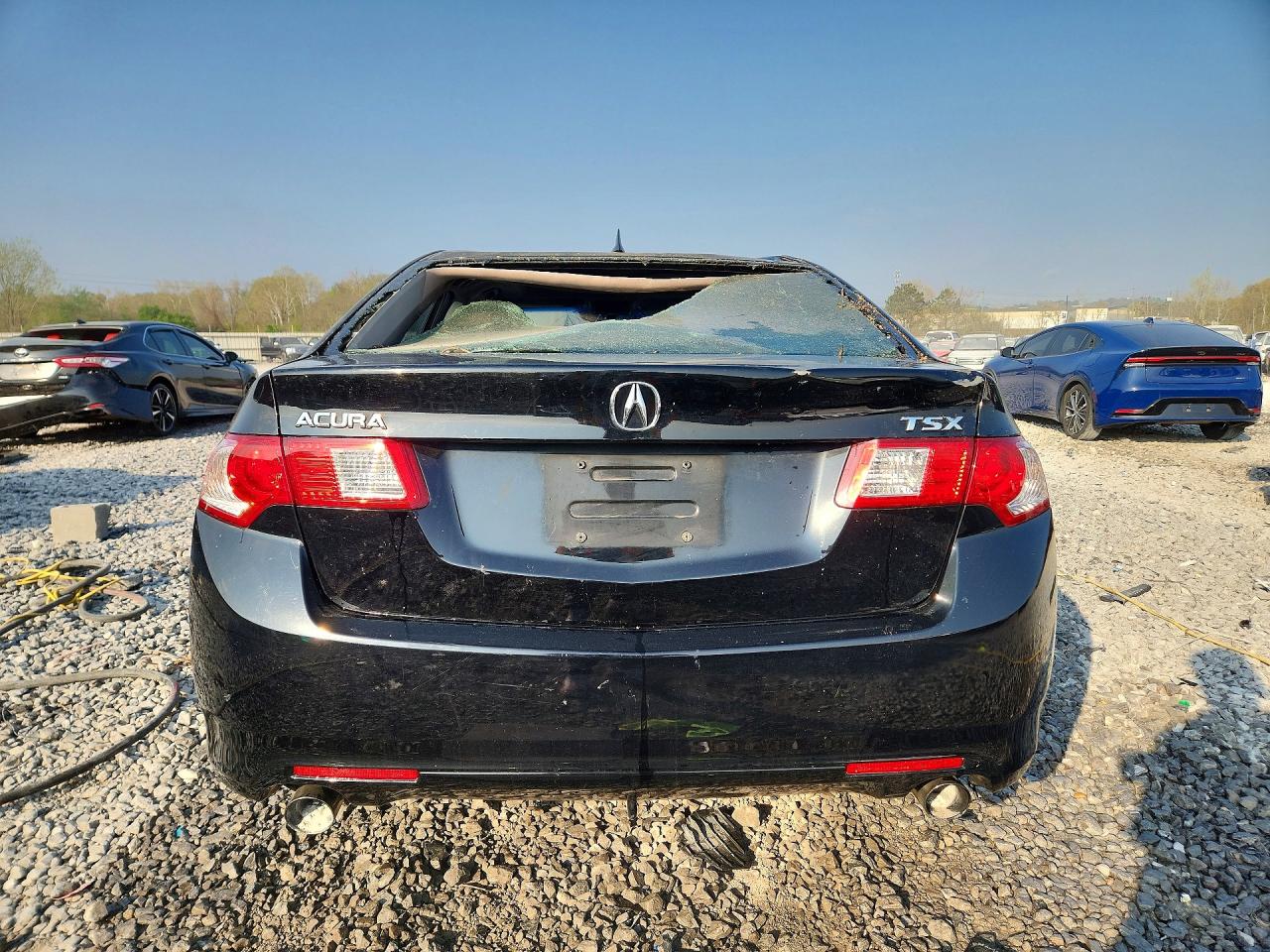 2010 Acura Tsx Black vin: JH4CU2F62AC038711
