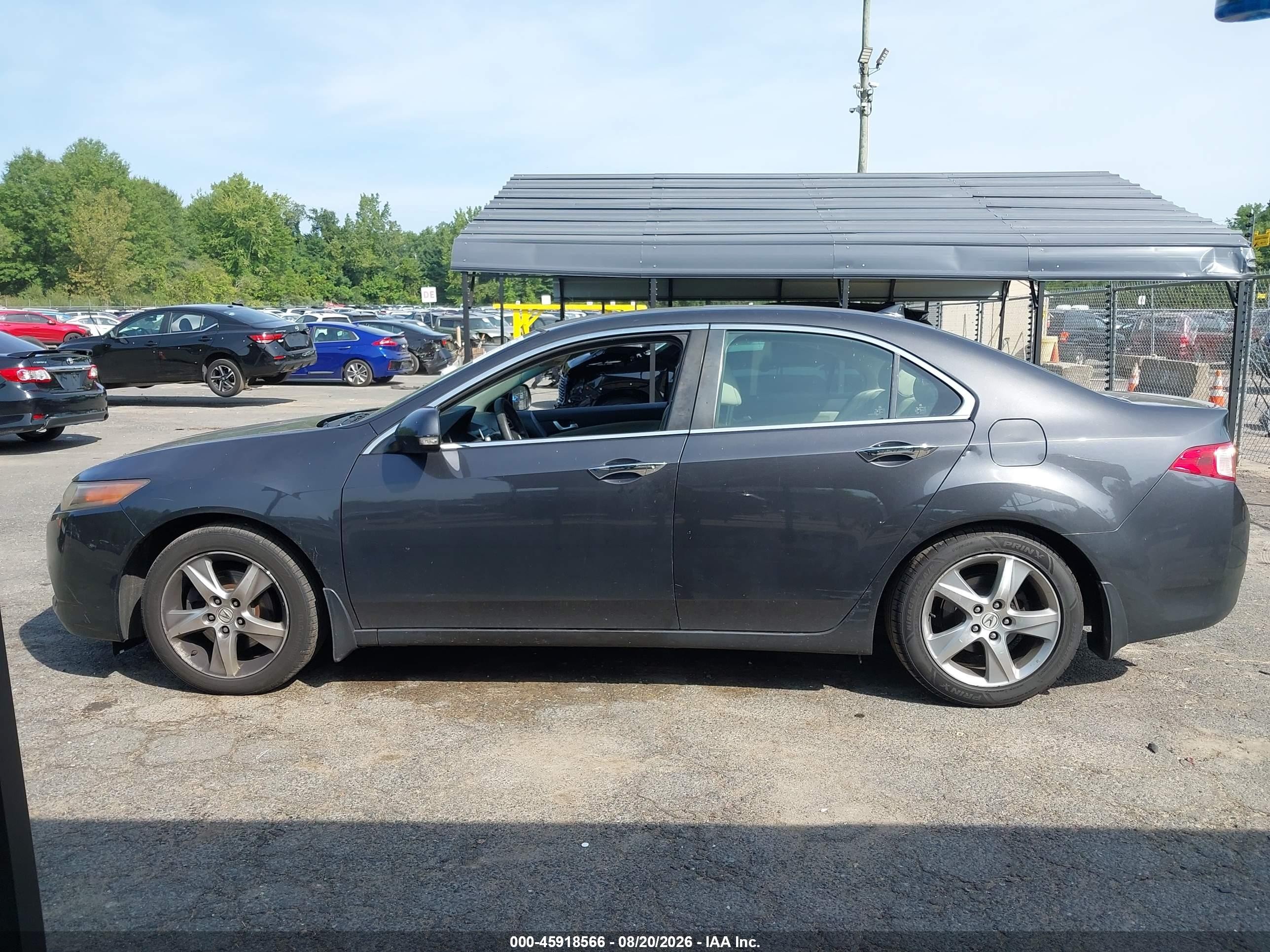 2011 Acura Tsx 2.4 Gray vin: JH4CU2F62BC001367