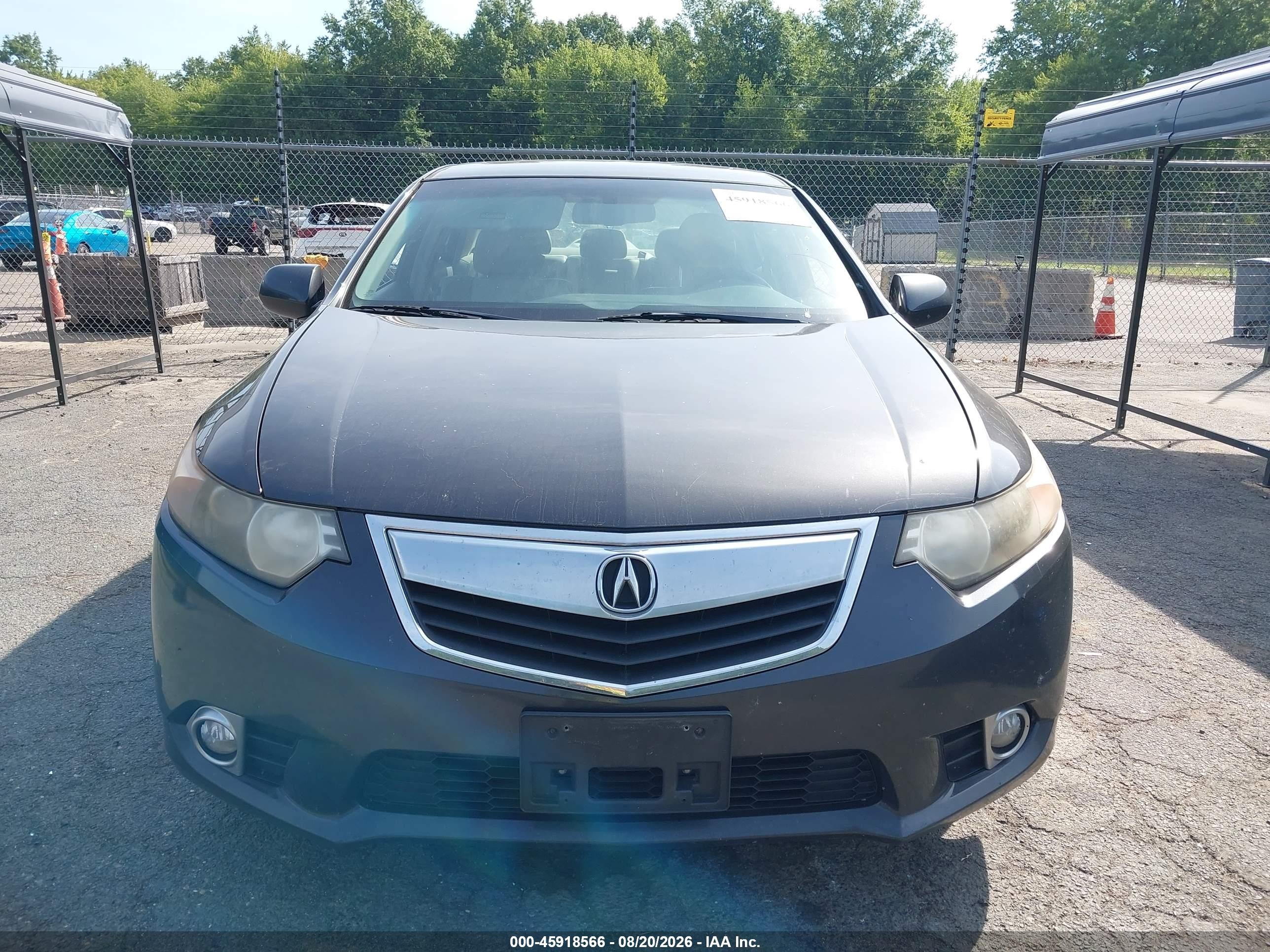 2011 Acura Tsx 2.4 Gray vin: JH4CU2F62BC001367