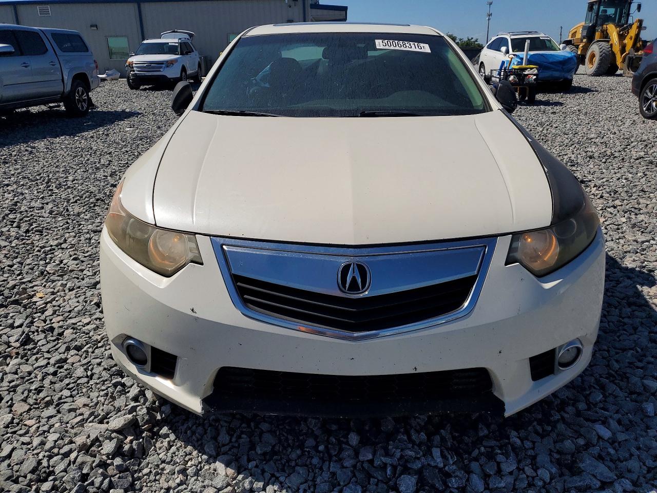 2011 Acura Tsx White vin: JH4CU2F62BC004334