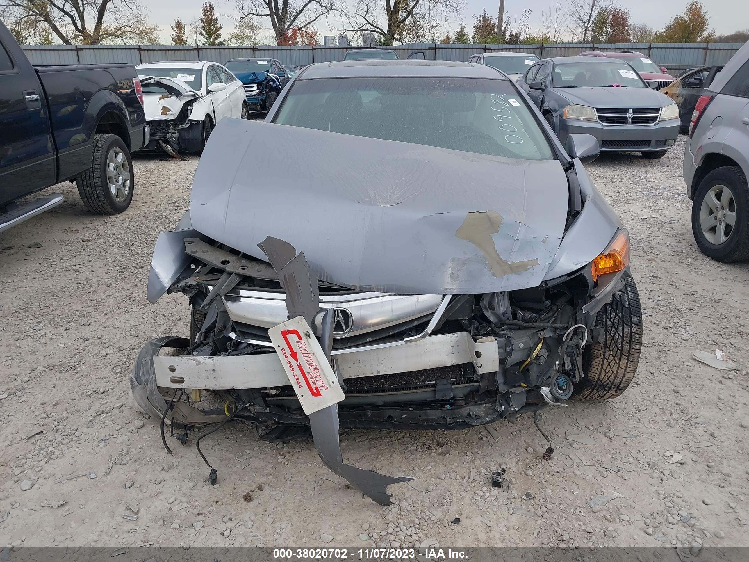 2011 Acura Tsx 2.4 Blue vin: JH4CU2F62BC009582