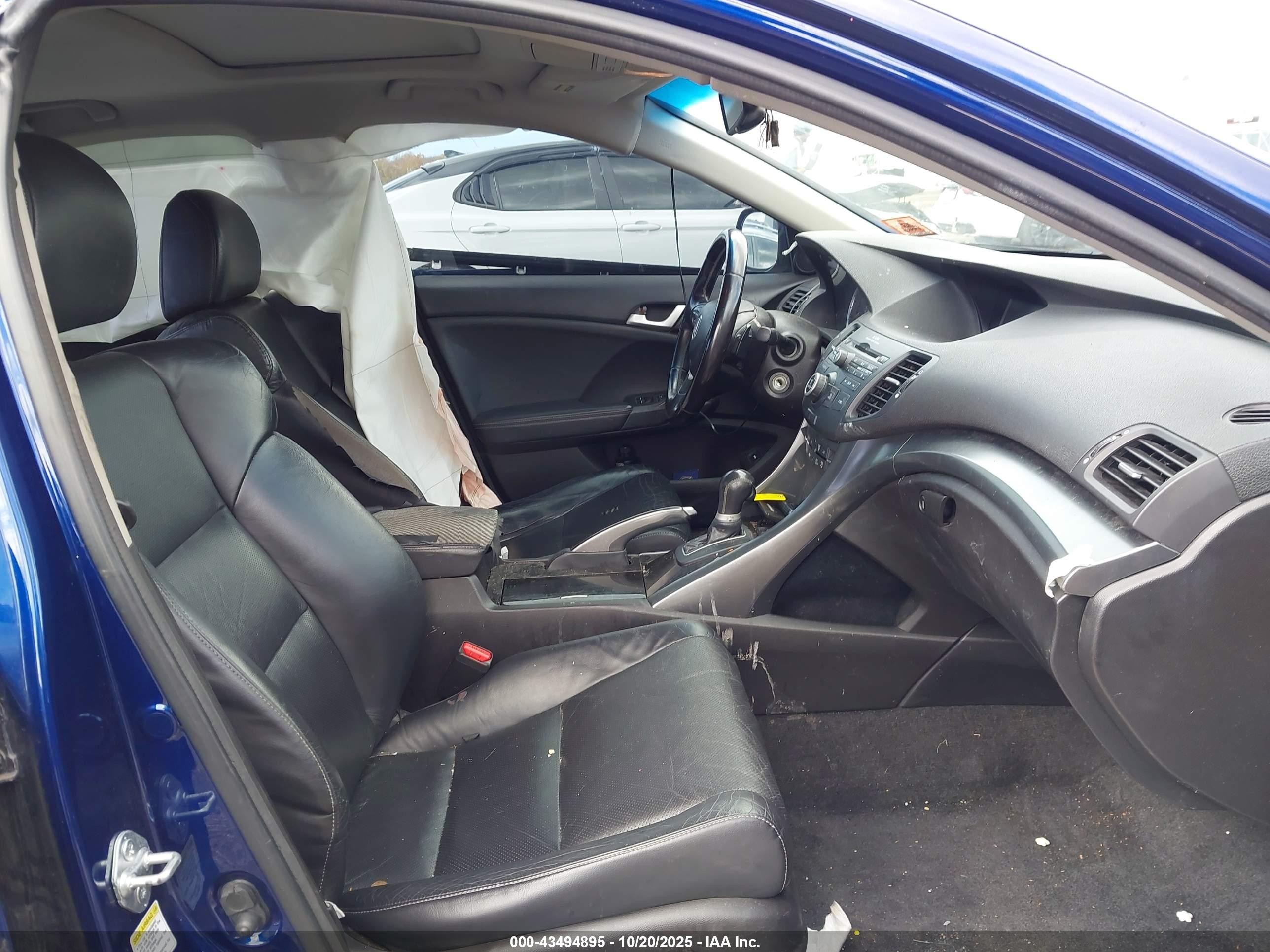 2011 Acura Tsx 2.4 Blue vin: JH4CU2F62BC016127