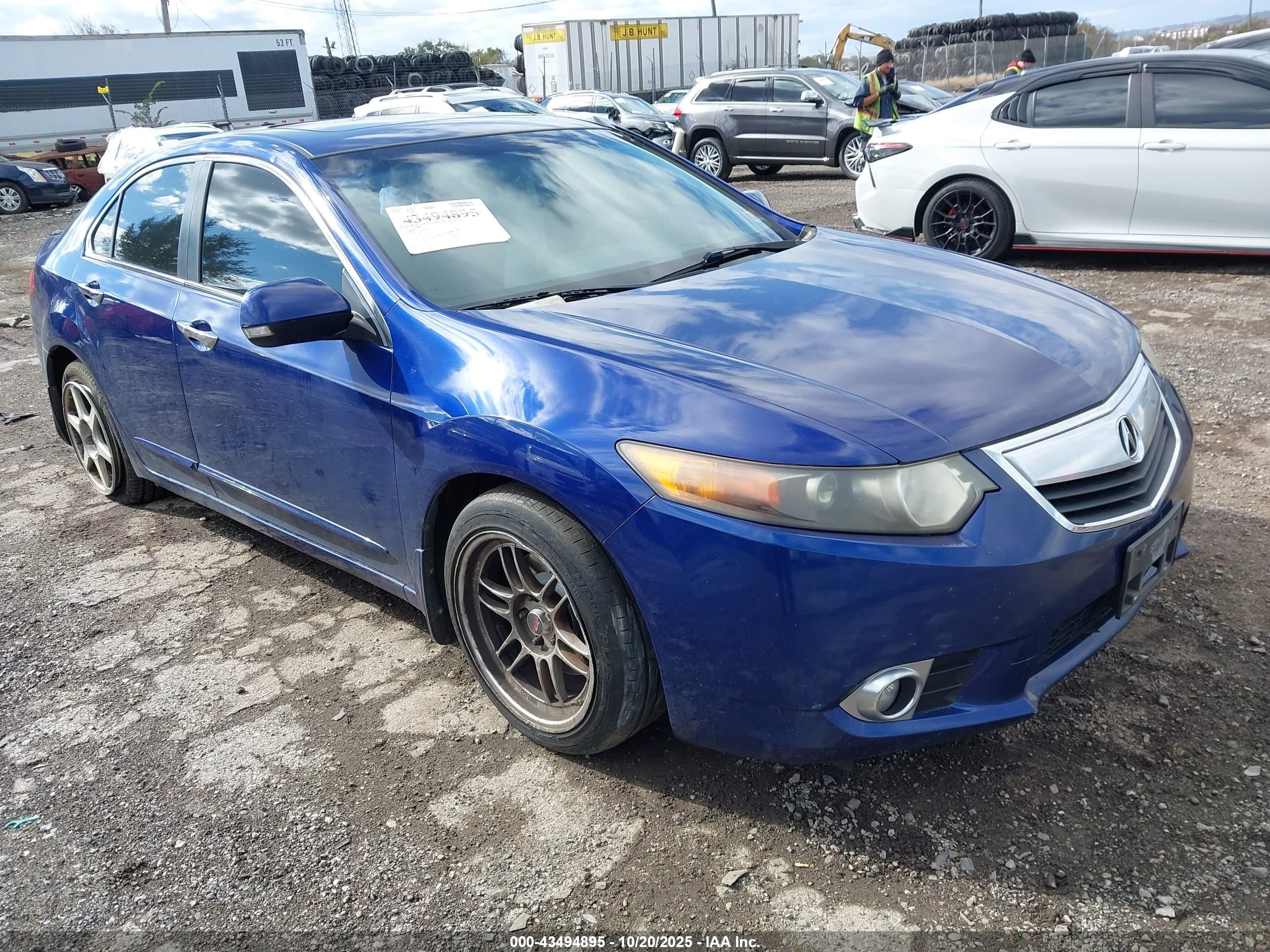 2011 Acura Tsx 2.4 Blue vin: JH4CU2F62BC016127
