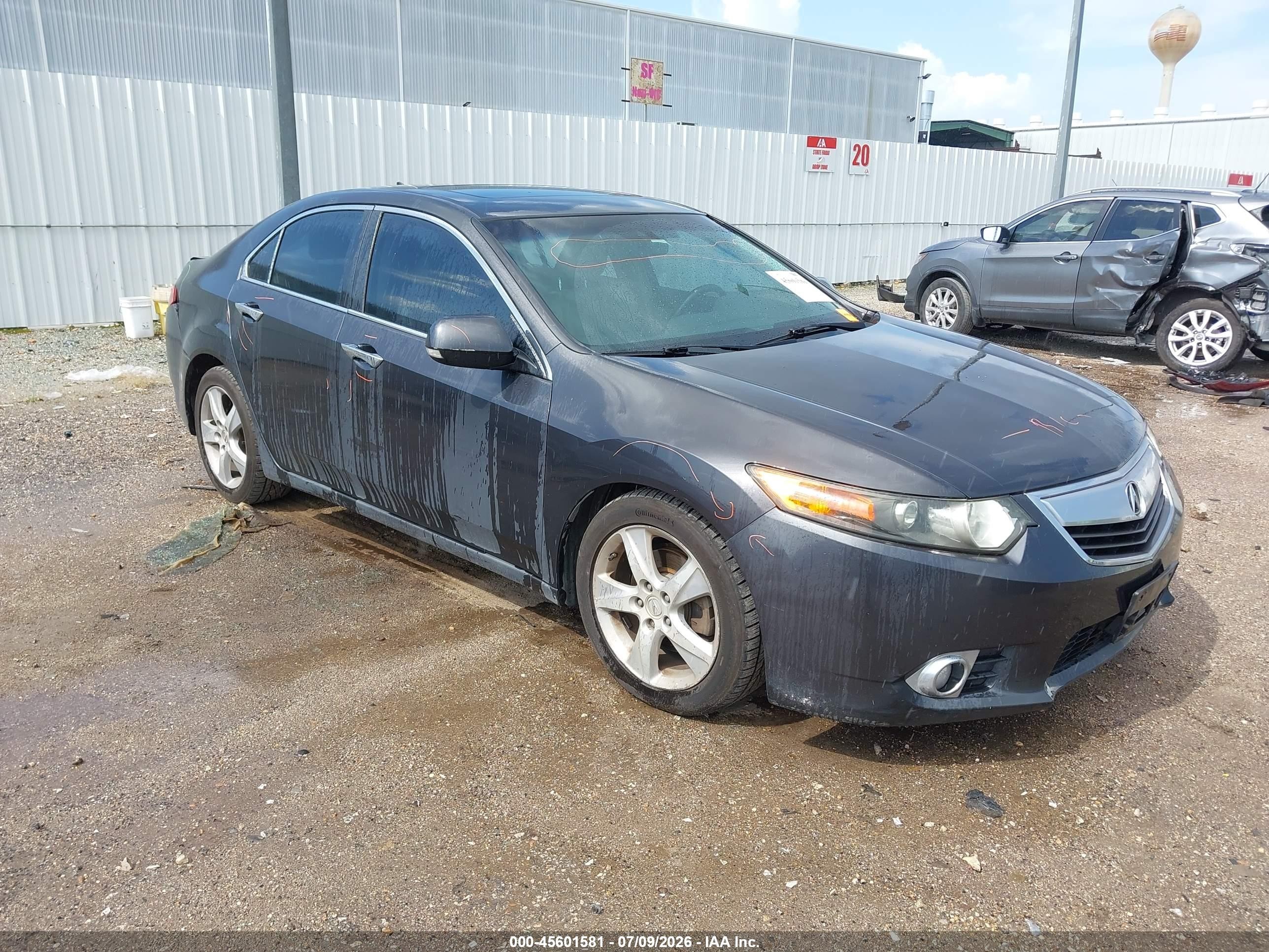 2011 Acura Tsx 2.4 Gray vin: JH4CU2F62BC016404