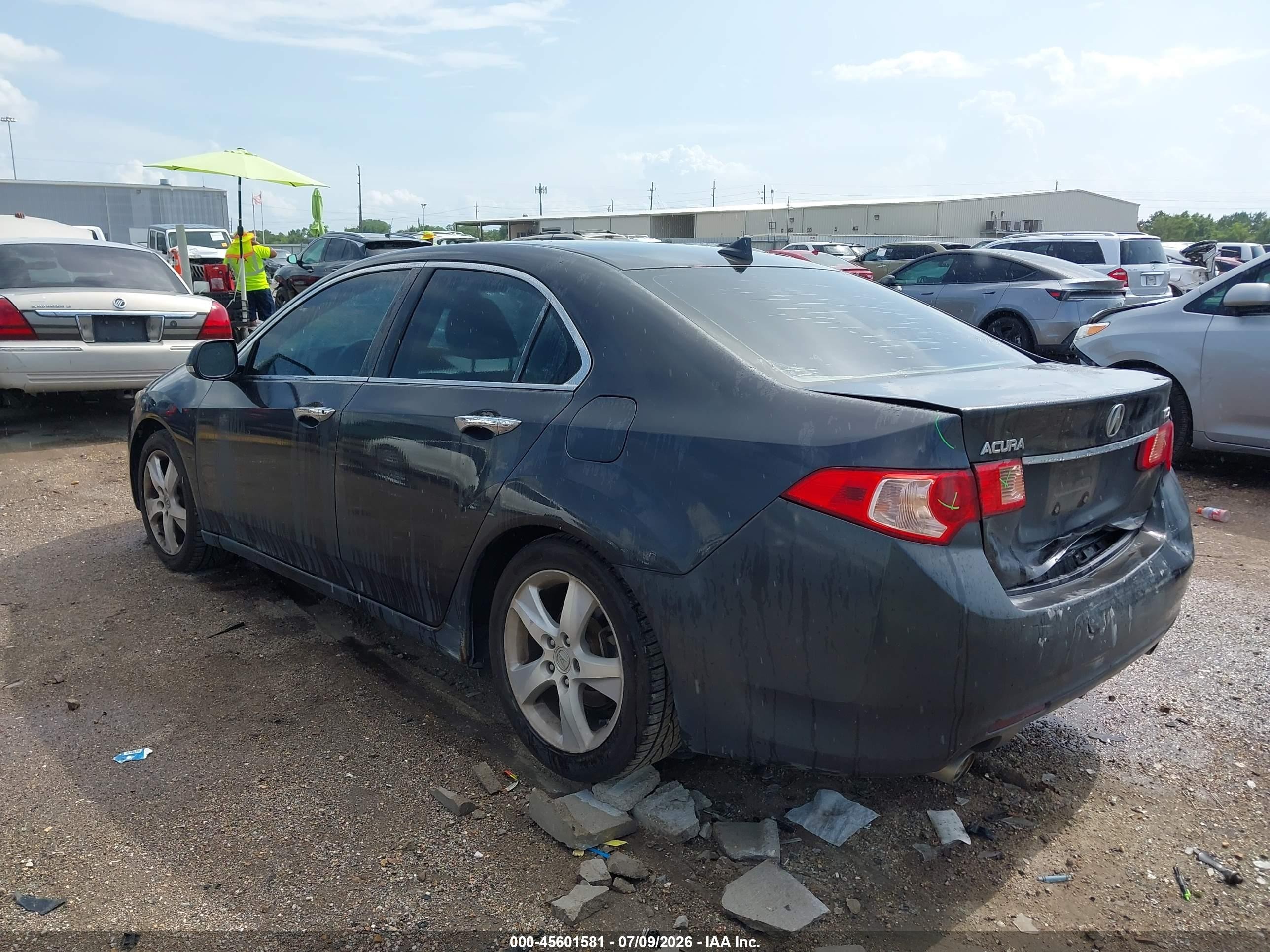 2011 Acura Tsx 2.4 Gray vin: JH4CU2F62BC016404