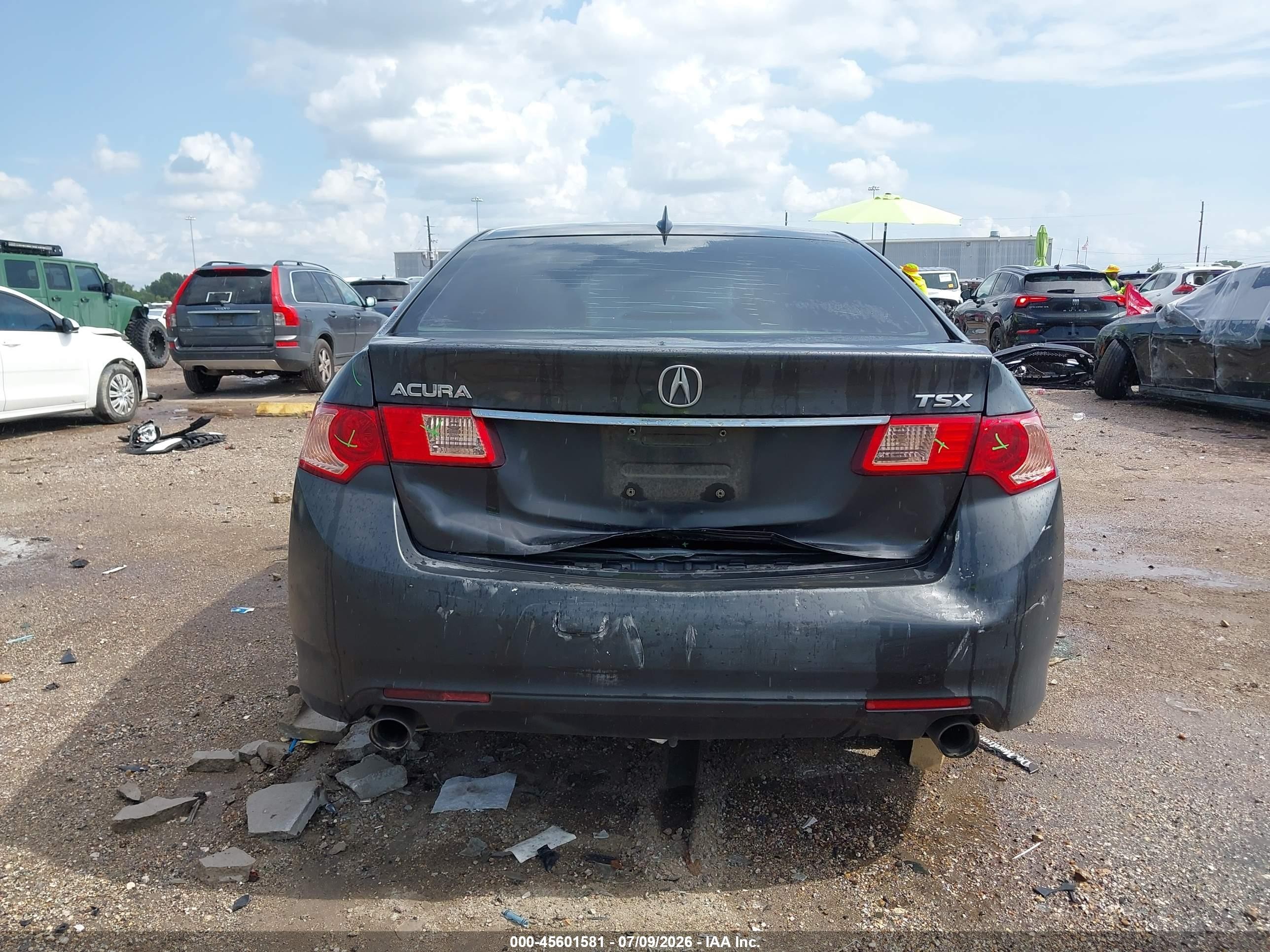 2011 Acura Tsx 2.4 Gray vin: JH4CU2F62BC016404